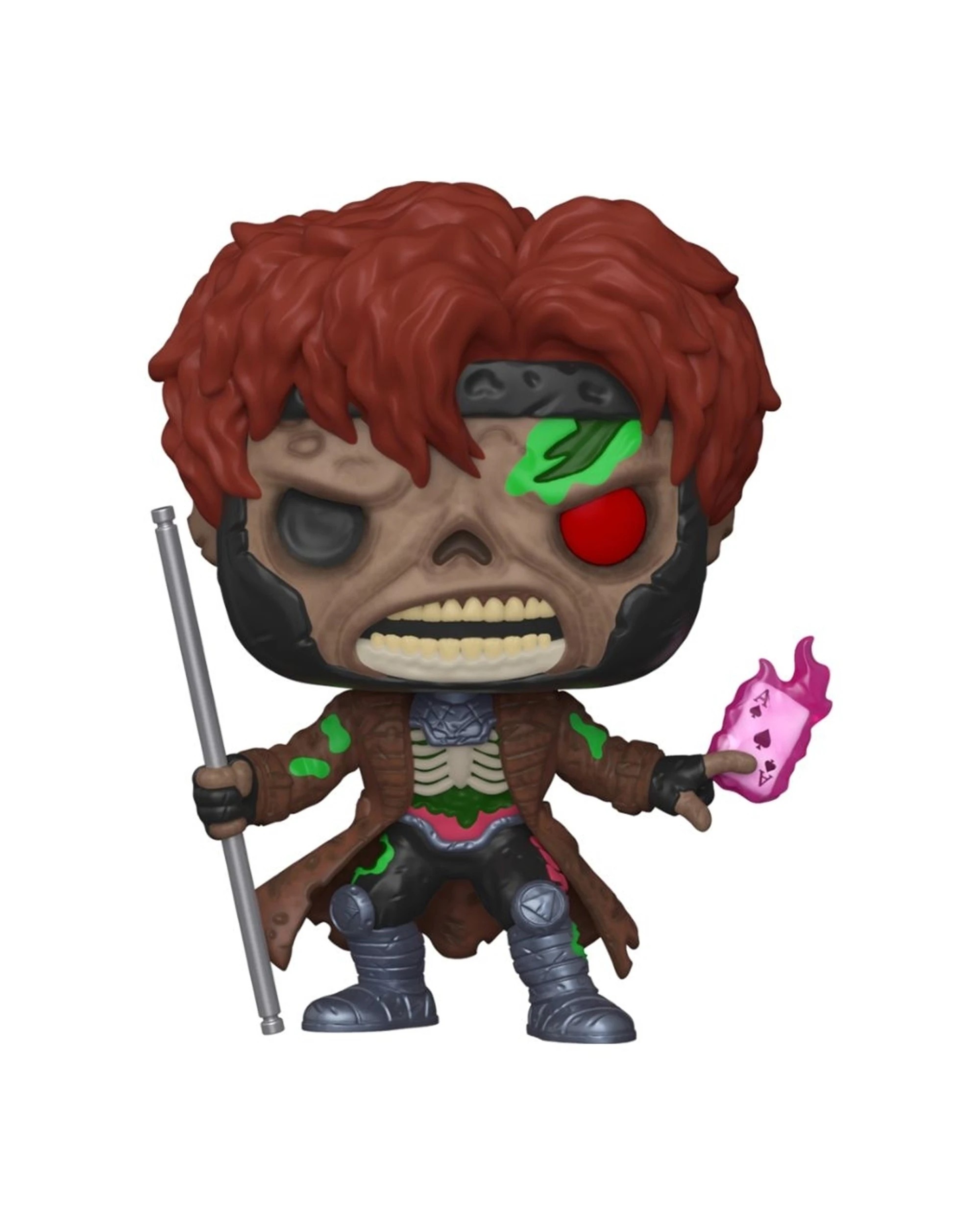 1 Pop Vinyl Figurine Marvel Zombies Comics - Gambit Glow RS 10cm Vinyl Collectible - Multi, 1 of 3