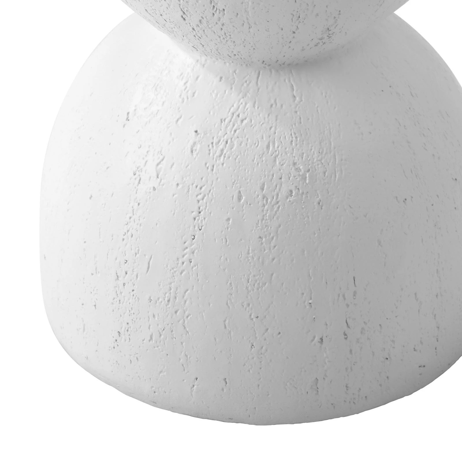 6 Oikiture Coffee Side Table Bedside End Stone Stool Stand Outdoor Indoor
 - White, 6 of 8