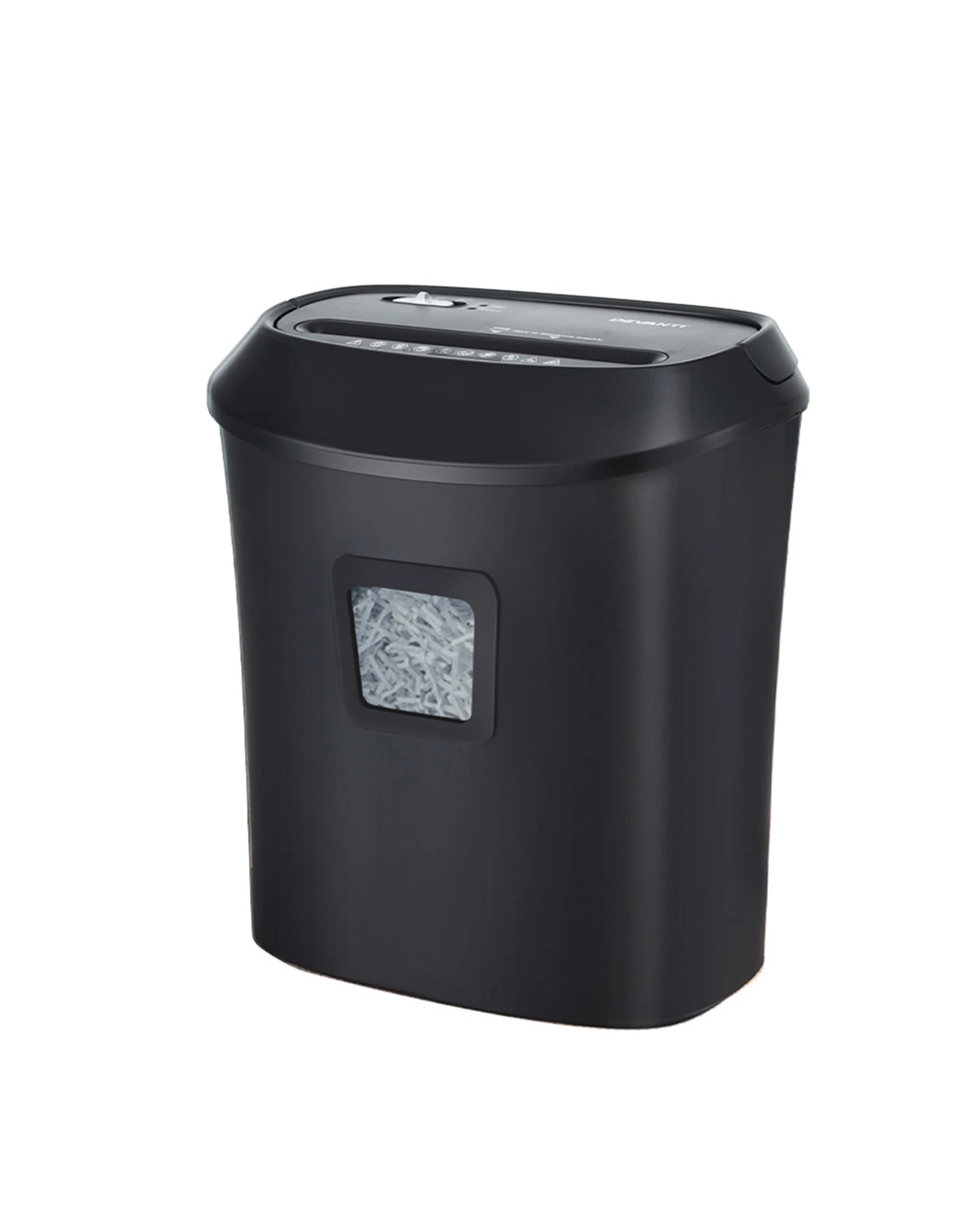 1 Devanti Electric Paper Shredder for Home Office 10 A4 Paper Sheet Cross-Cut Paper - Black, 1 of 6