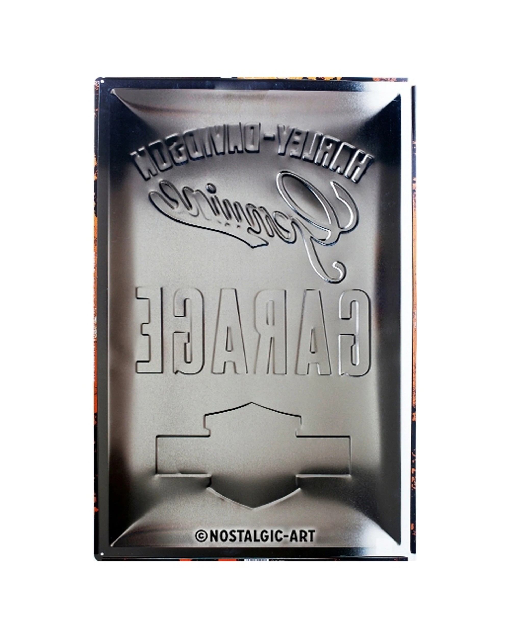 3 Nostalgic-Art XL 40x60cm Metal Wall Art Sign Plaque - Harley Garage - Multi, 3 of 4