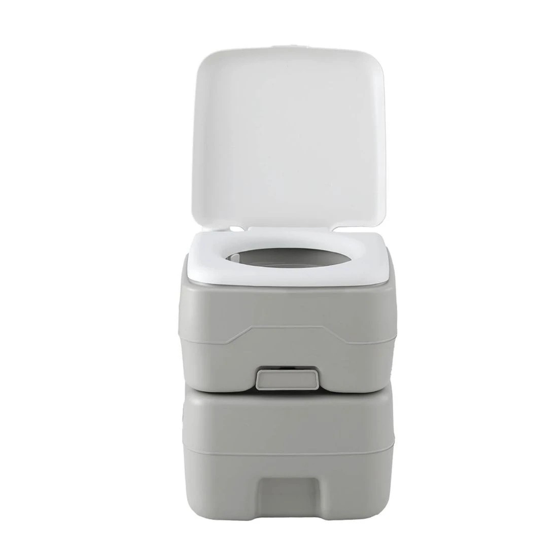 3 Weisshorn 20L Portable Camping Toilet Outdoor Flush Potty Boating - Grey, 3 of 8