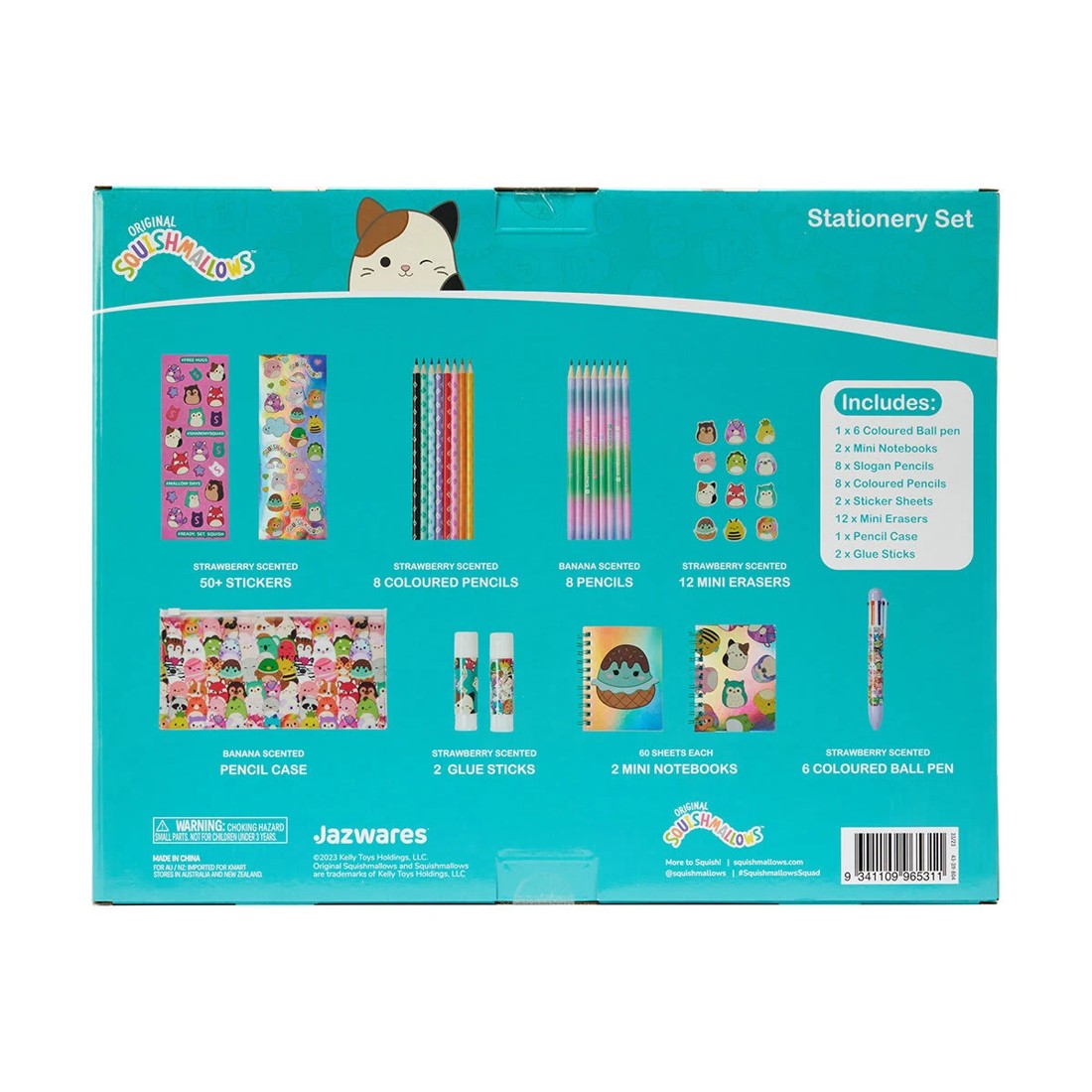 10 Original Squishmallows Stationery Set, 10 of 10