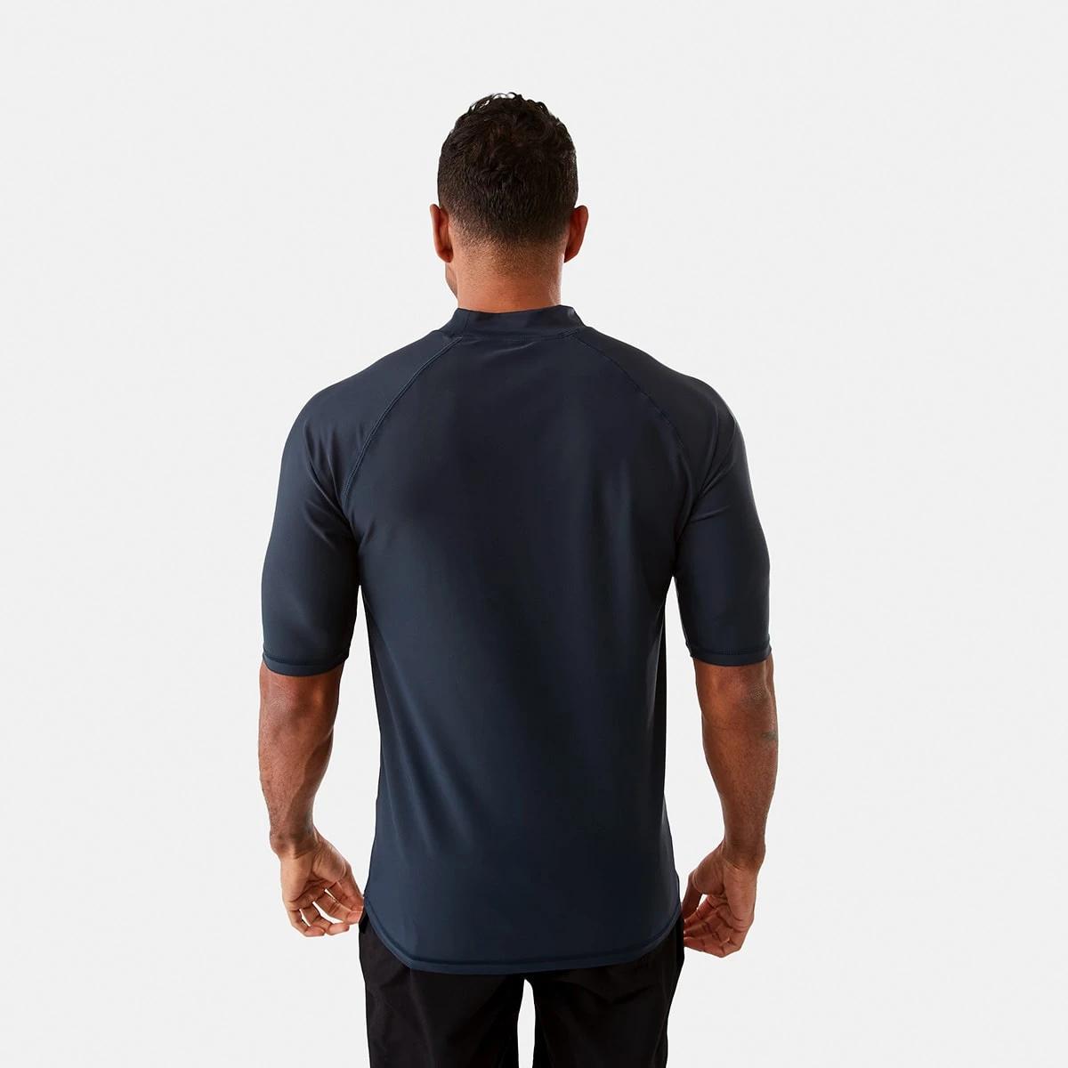 3 Short Sleeve Rash Vest Nvy Outspc, 3 of 6