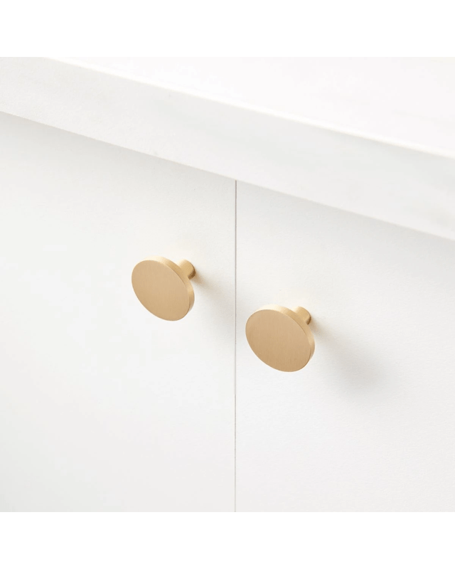 2 Pack Brushed Brass Han