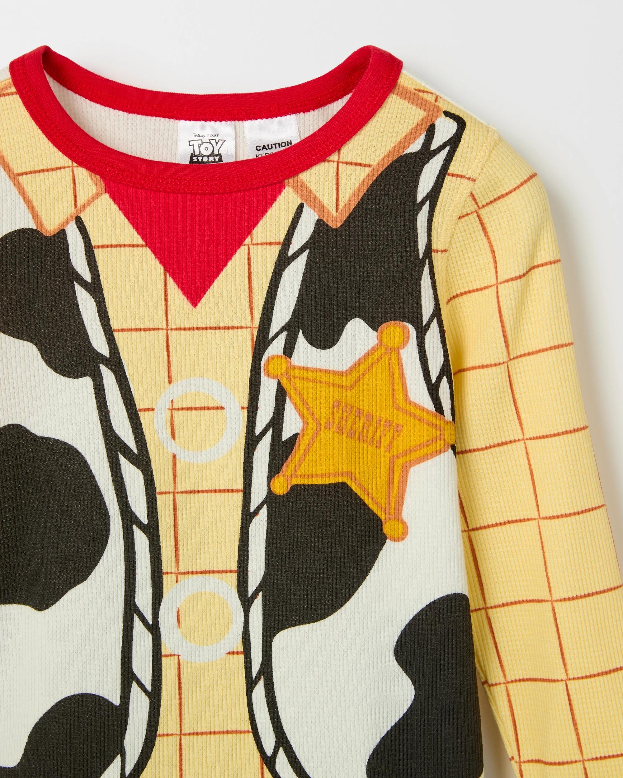 6 Disney Toy Story Woody Australian Cotton Top & Pants Younger Boys Pyjama Set WOODY, 6 of 7