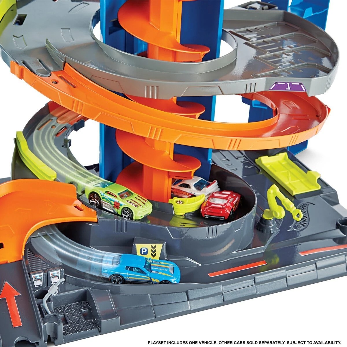 4 ​Hot Wheels City Mega Garage Playset, 4 of 7