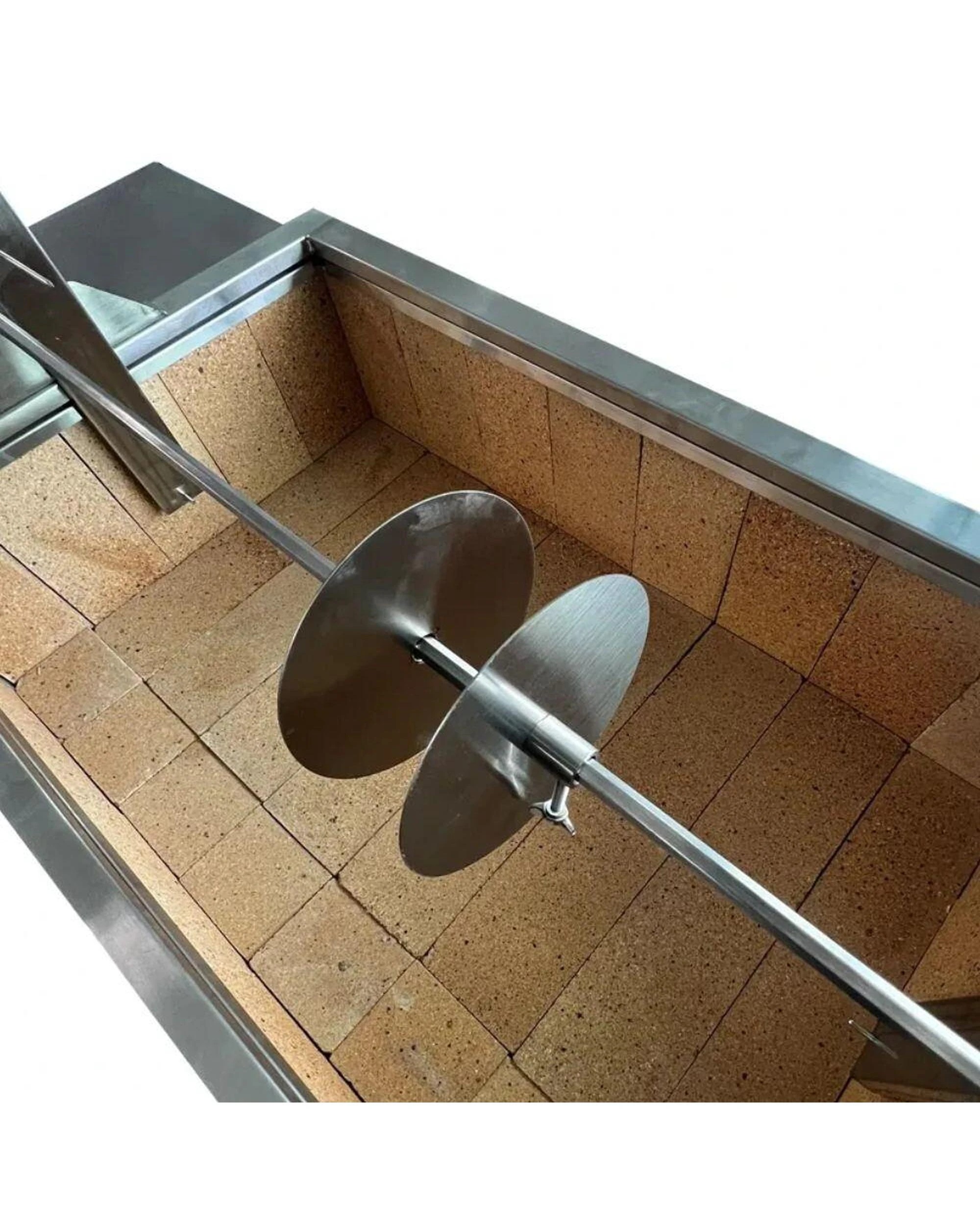 4 Flaming Coals Souvlaki Stainless Steel Gyros Plate 14mm x2, 4 of 6