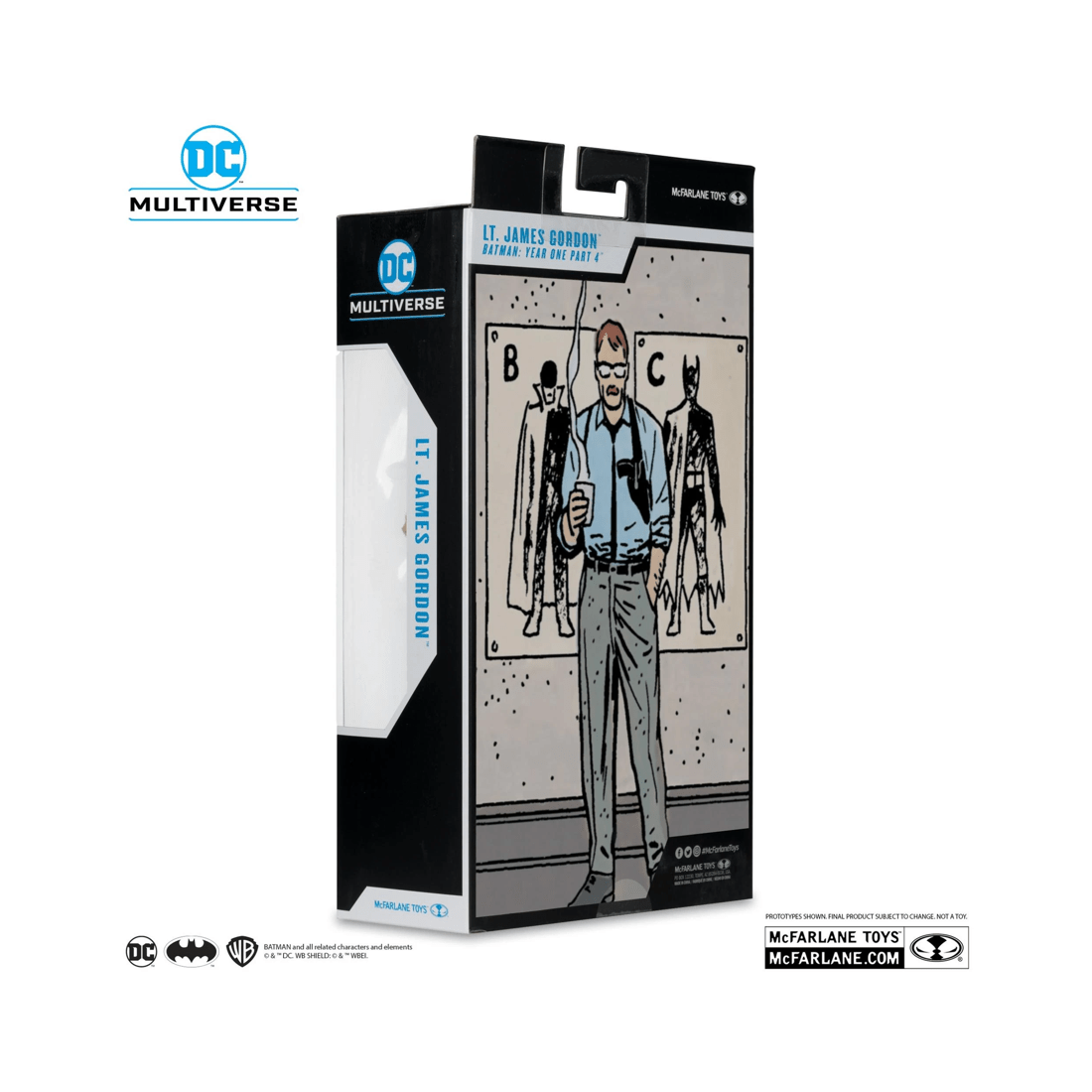 9 McFarlane Toys DC Multiverse Gold Label Batman Year One Part Four Lieutenant James Gordon 7 inch Figure, 9 of 9