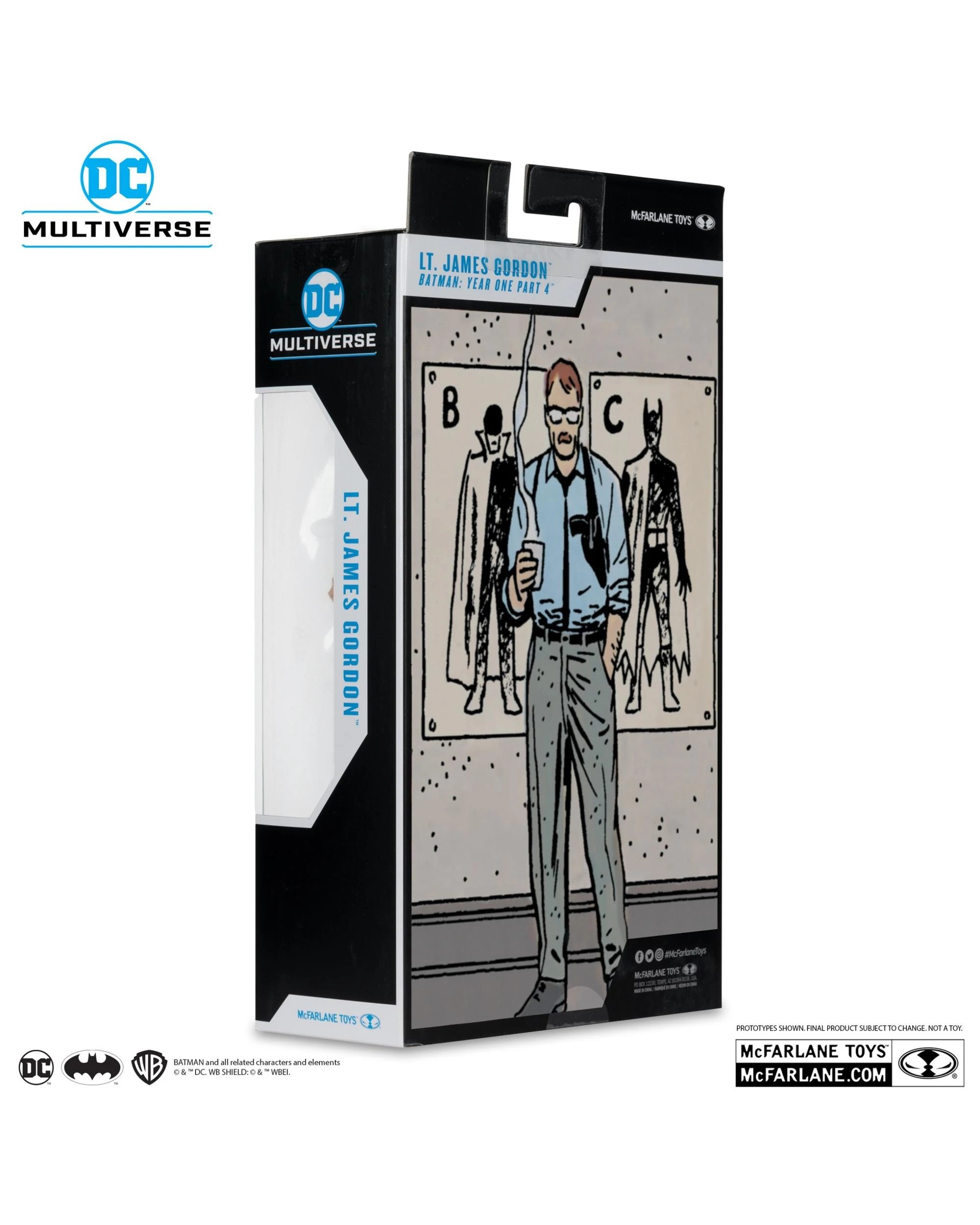 9 DC Multiverse Gold Label Batman Year One Part Four Lieutenant James Gordon 7 inch Figure, 9 of 9