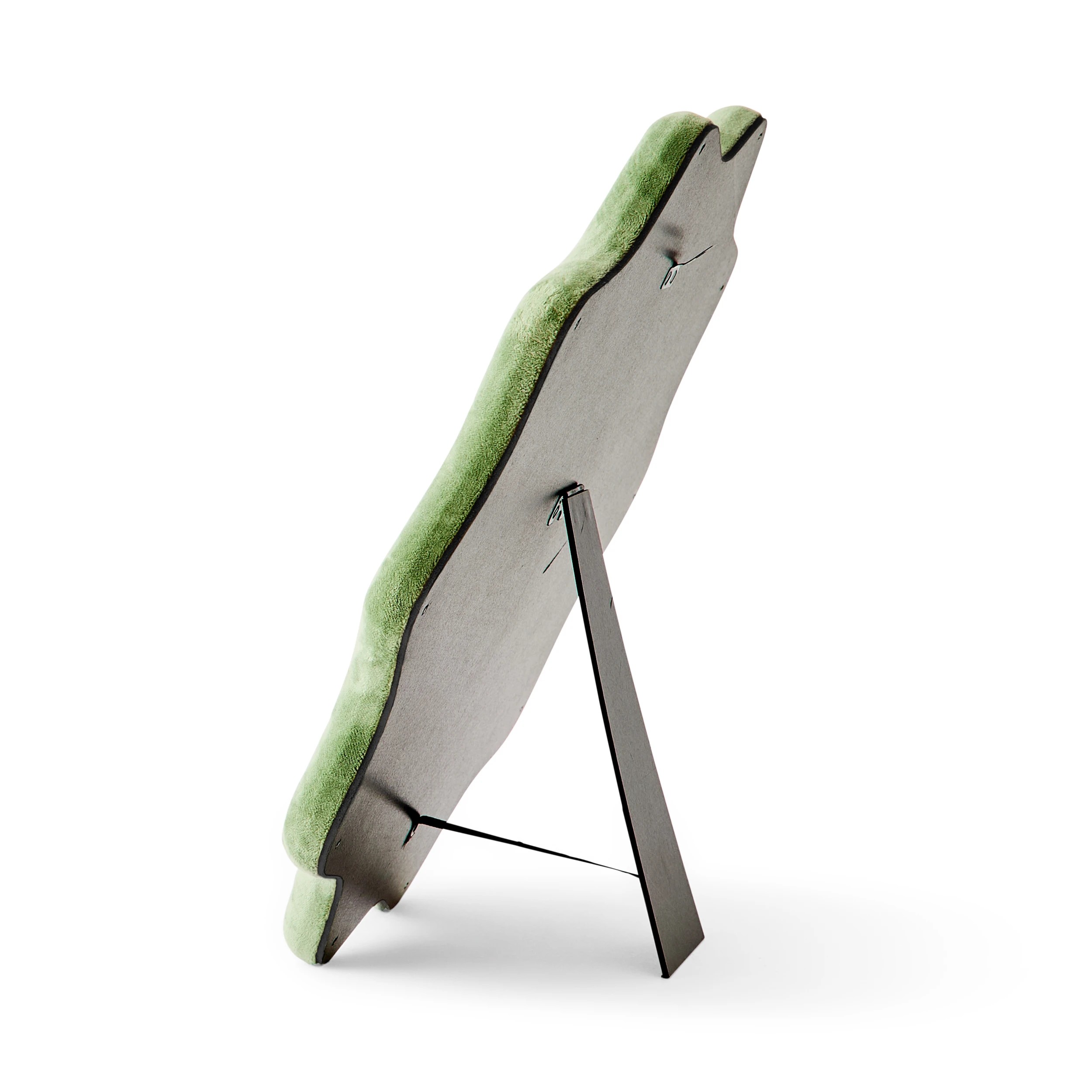 5 40cm Frankie Velvet Mirror - Green, 5 of 8