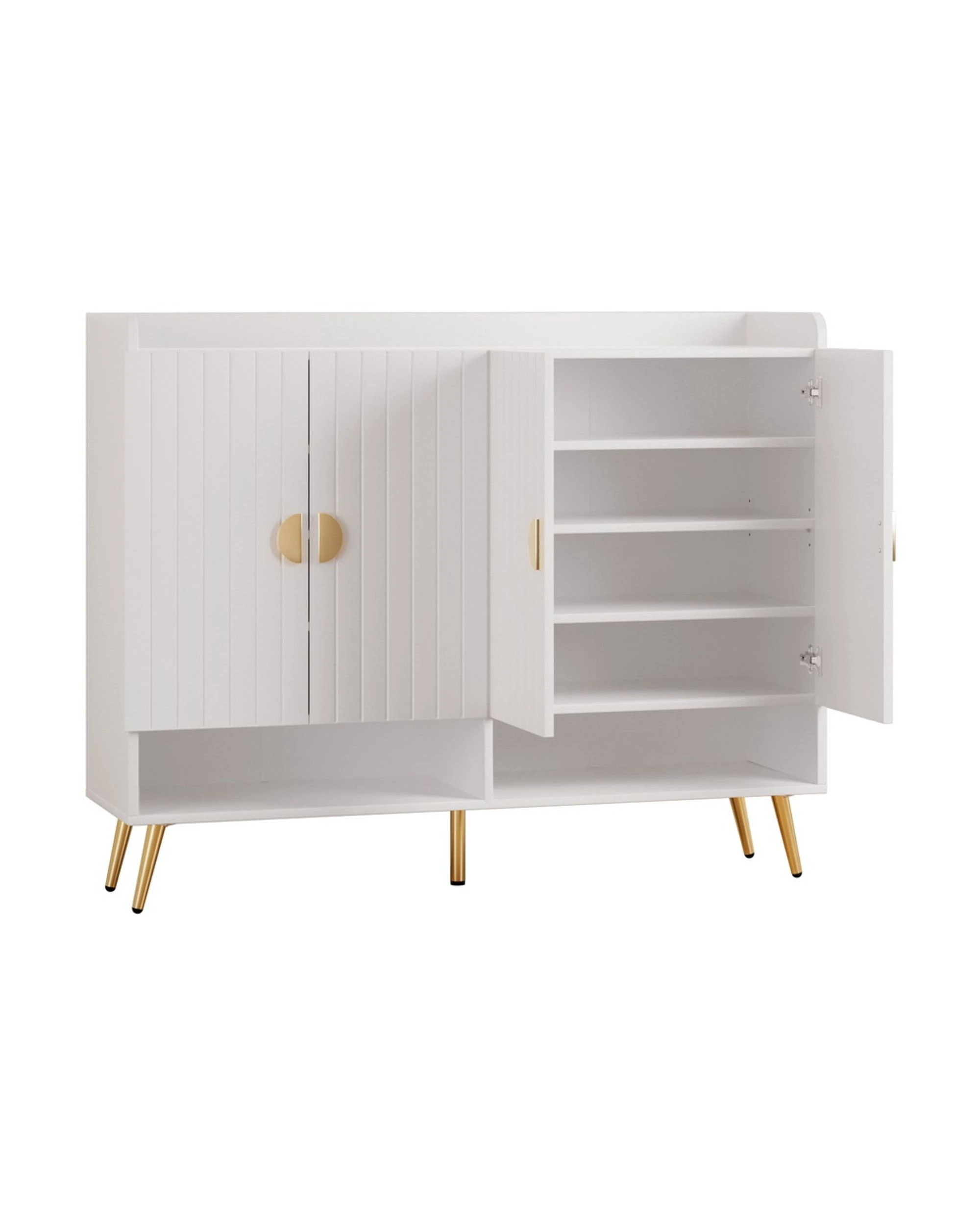 1 Artiss Shoe Rack Cabinet 5 Tiers 30 Pairs
 - White, 1 of 3