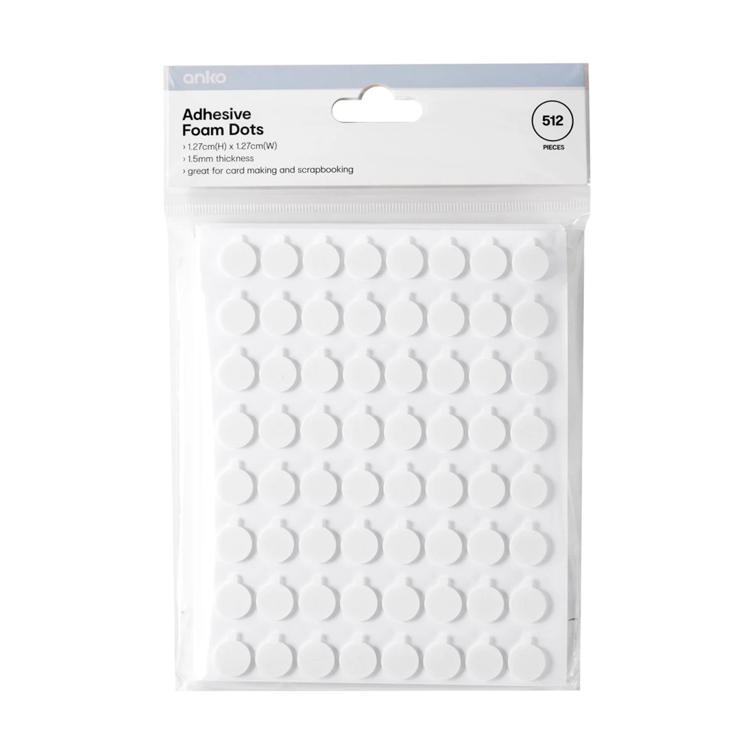 1 512 Piece Adhesive Foam Dots, 1 of 7