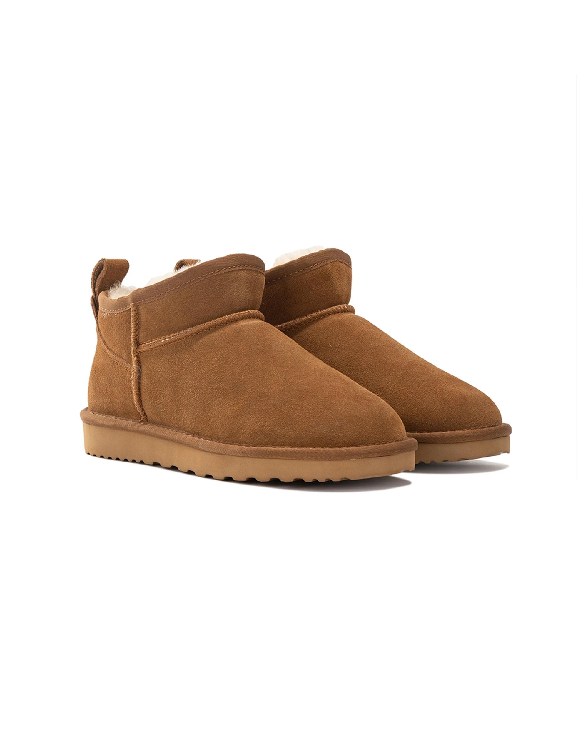 3 AUS WOOLI  Sheepskin Classic Ultra Mini UGG Boots TAN, 3 of 7