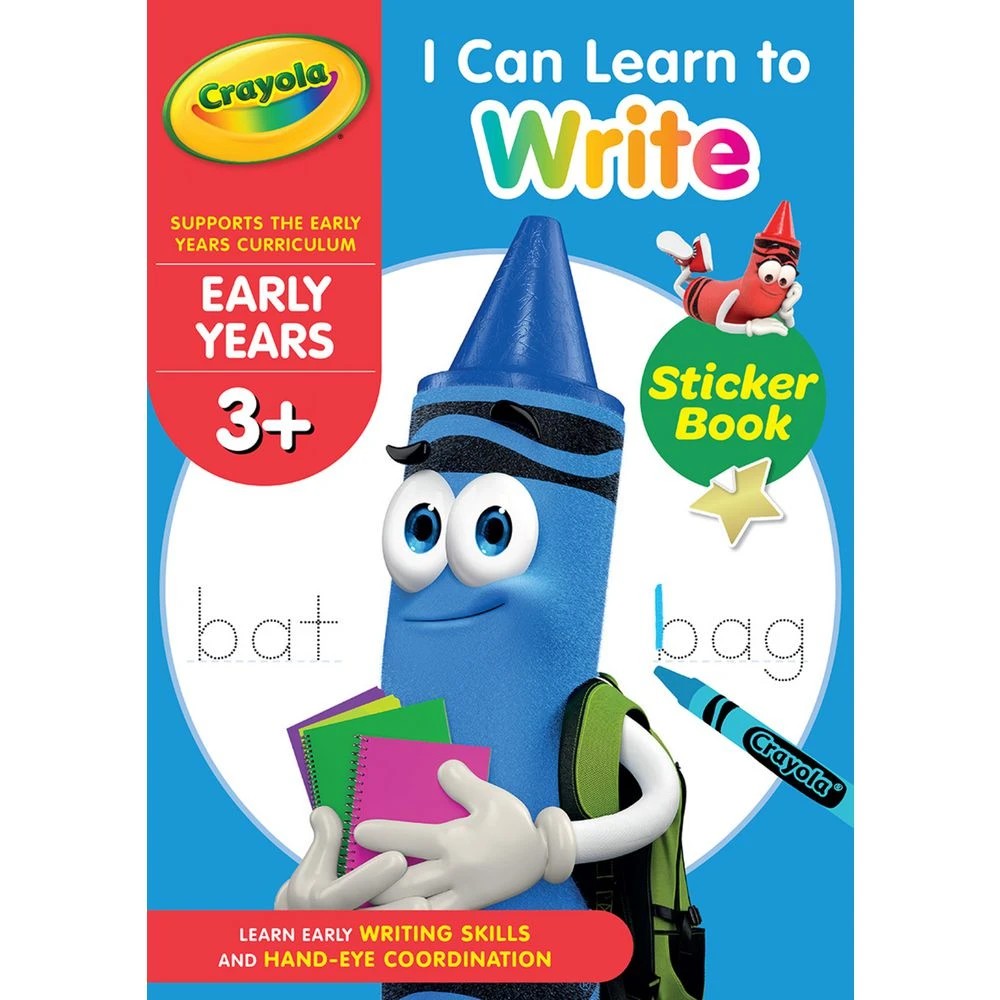 1 Crayola Early Years 3+: I Can Learn to Write 32 Pages, 1 of 1