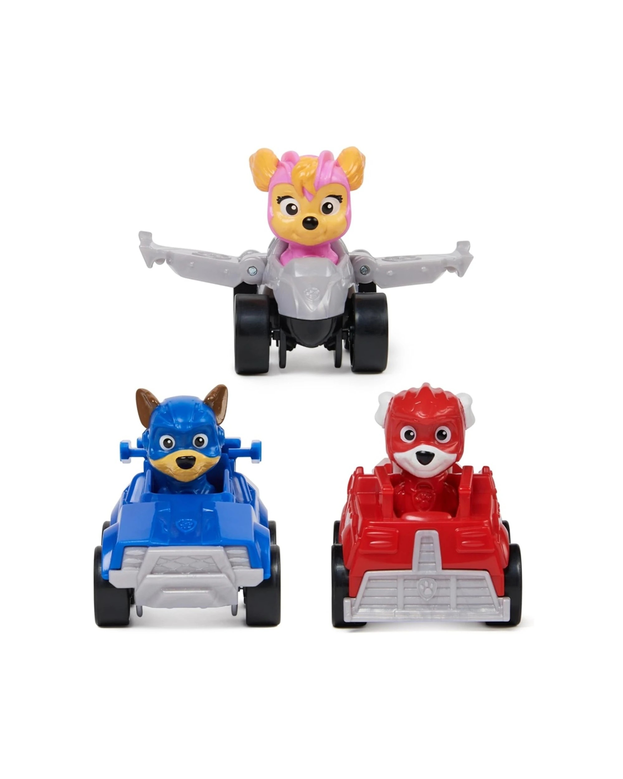 2 Paw Patrol Pup Squad Racers Vehicle Gift Set With Chase,Marshall,Skye - Multi, 2 of 5