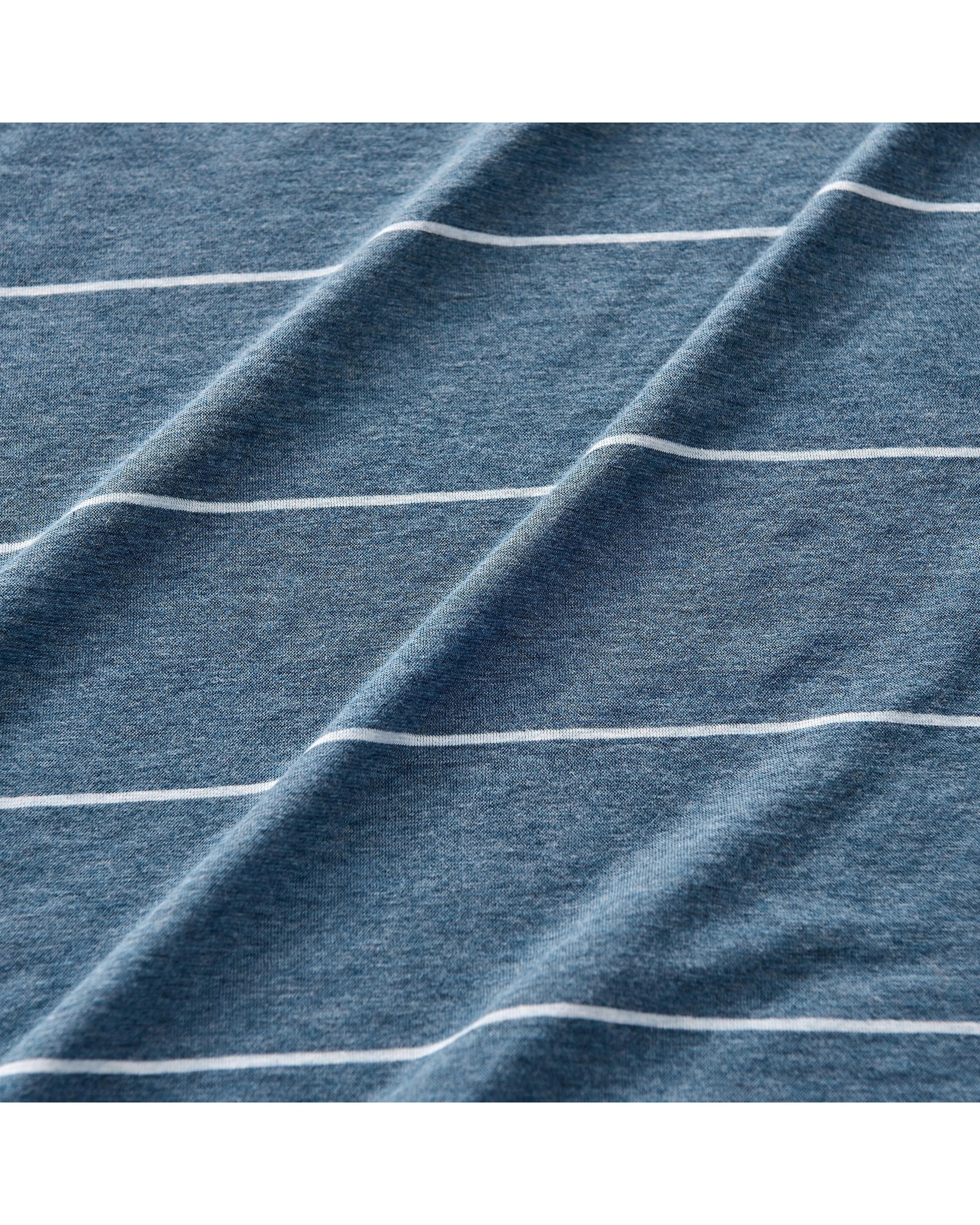 3 Dreamaker Jersey Luxe 100% Cotton Reversible European Pillowcase Twin Pack - Denim, 3 of 7