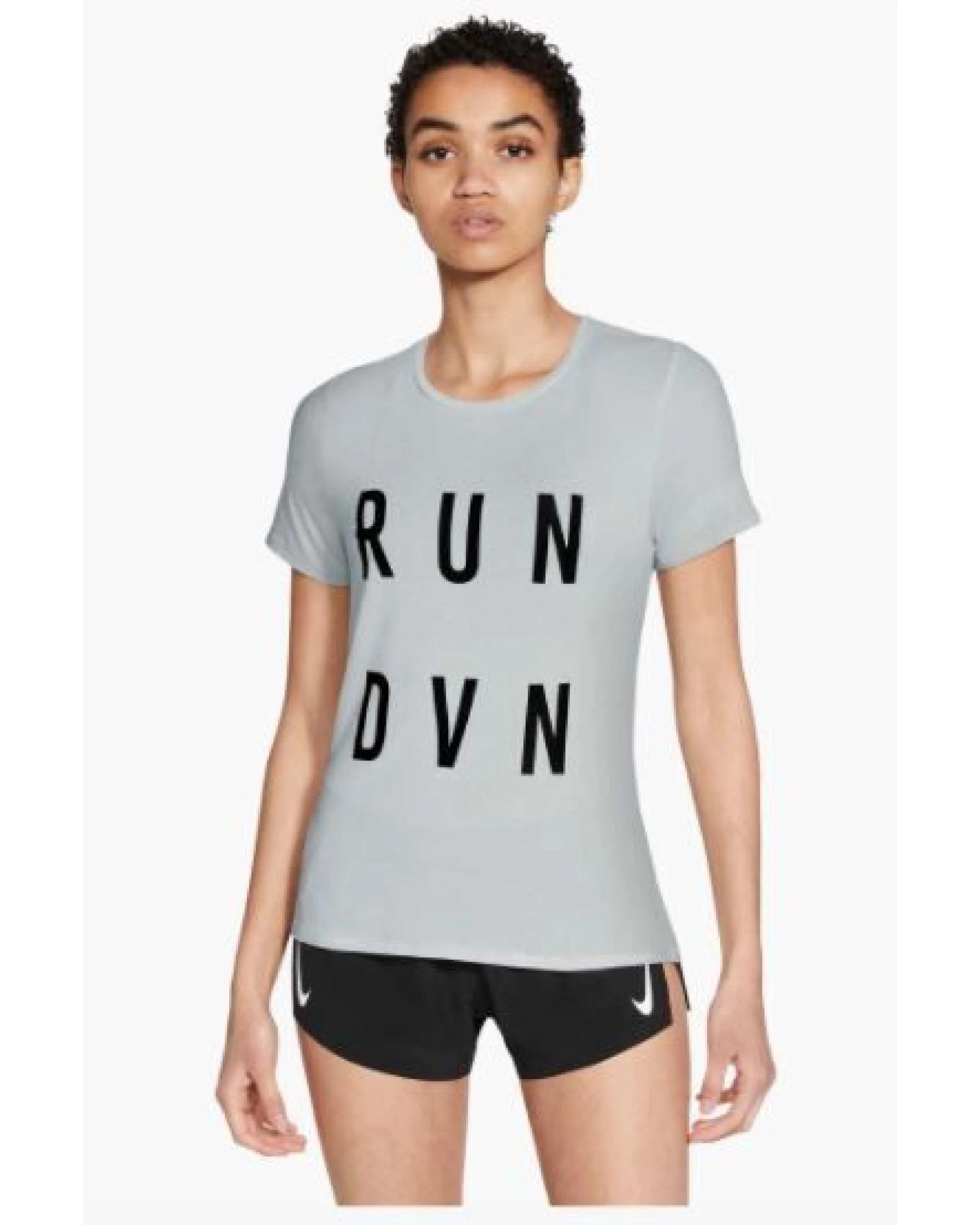 2 Nike Womens Dri-FIT Run Division City Sleek Short Sleeve Top , 2 of 4