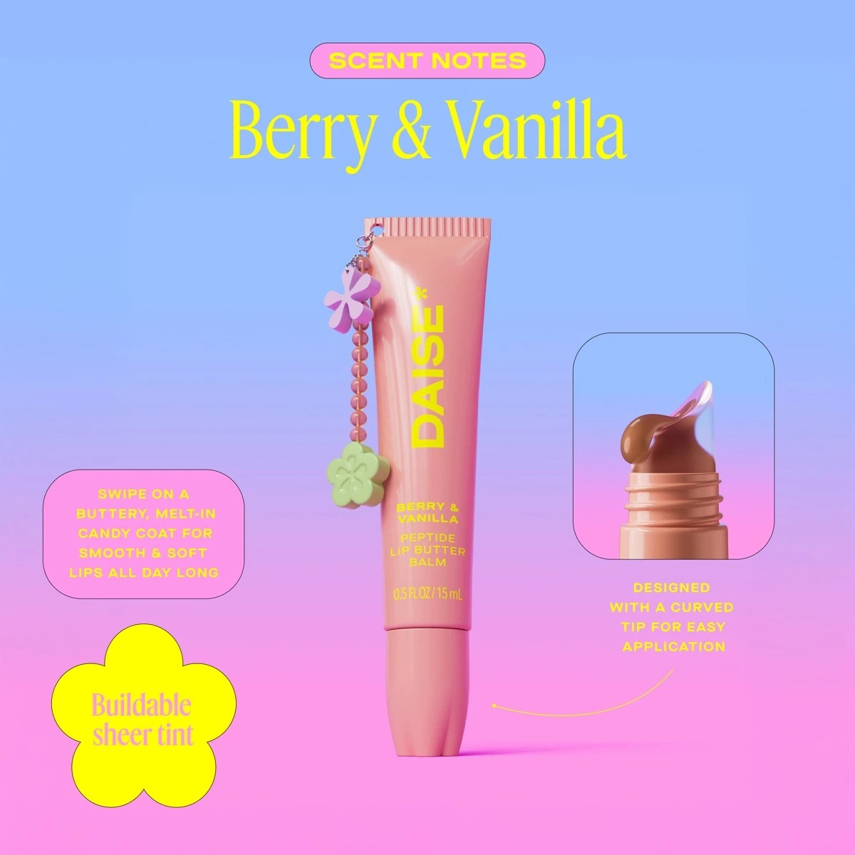 6 DAISE Peptide Lip Butter Balm 15ml - Berry & Vanilla, 6 of 10