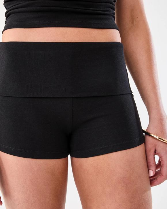 Fold Over Mini Shorts