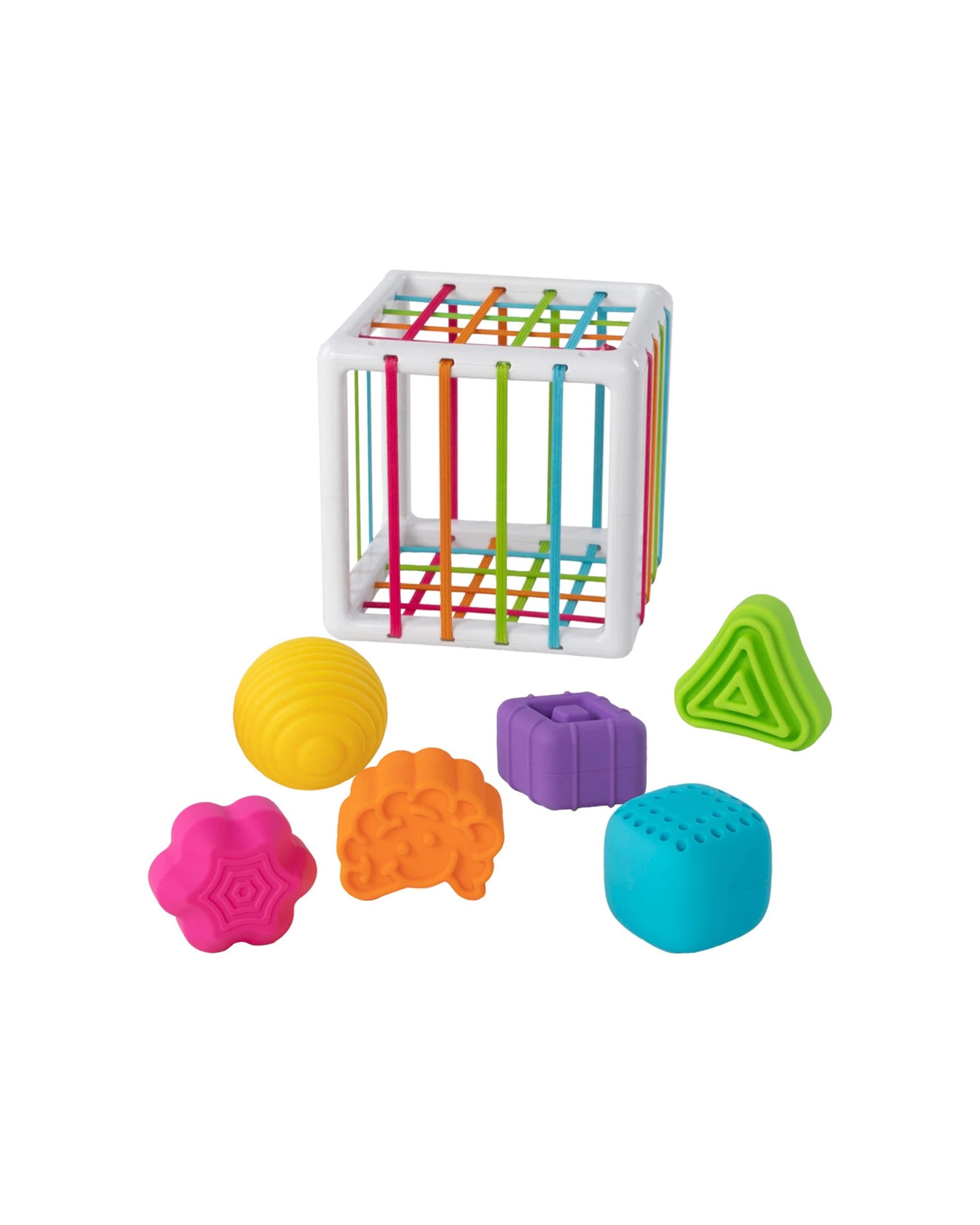 1 Fat Brain Toy Co InnyBin Block Shape Toy Innovative Sensory Exploration - Multi, 1 of 8