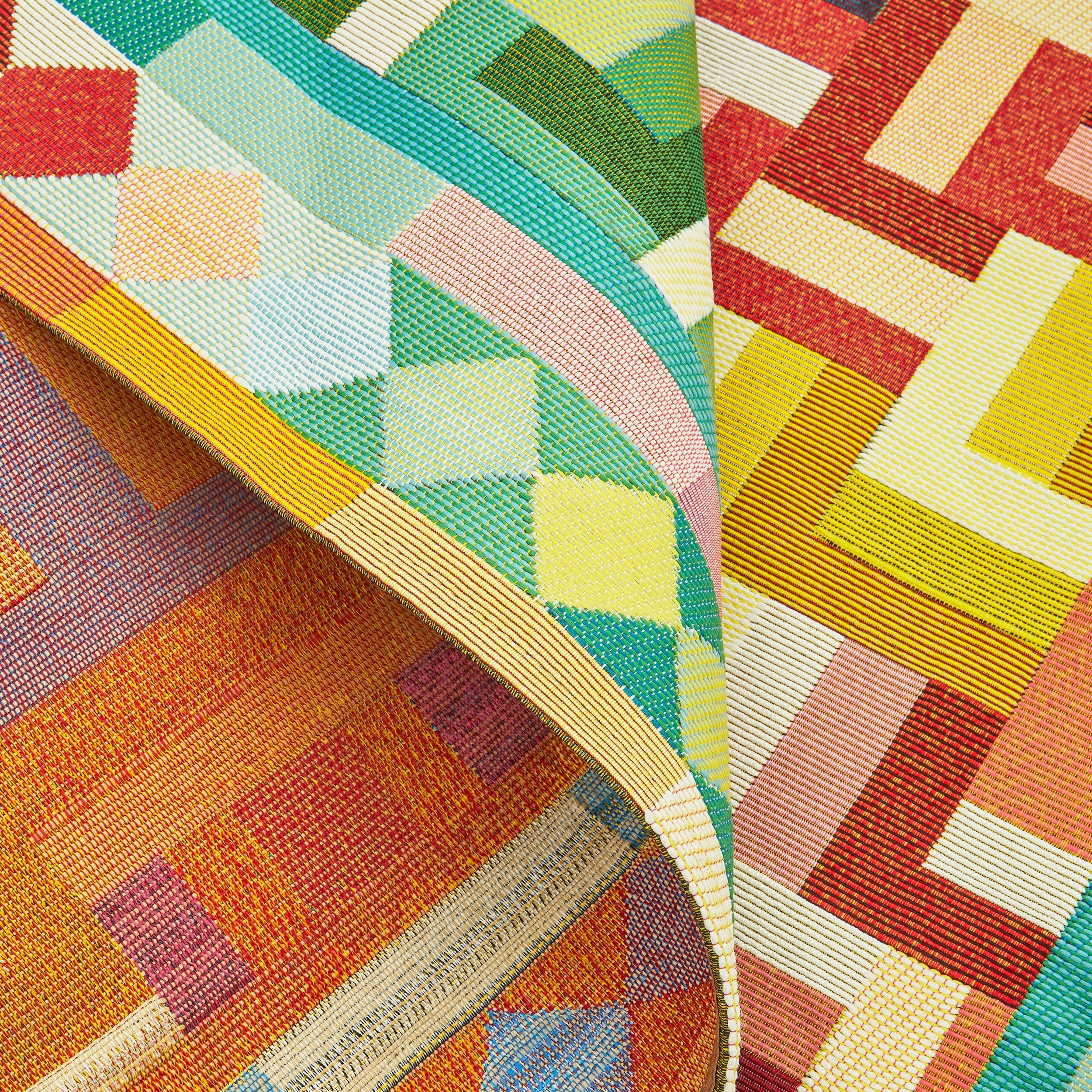 7 Common Ground Rugs Horizon Tala 320x240cm - Extra Large Outdoor Rug - Multi, 7 of 7