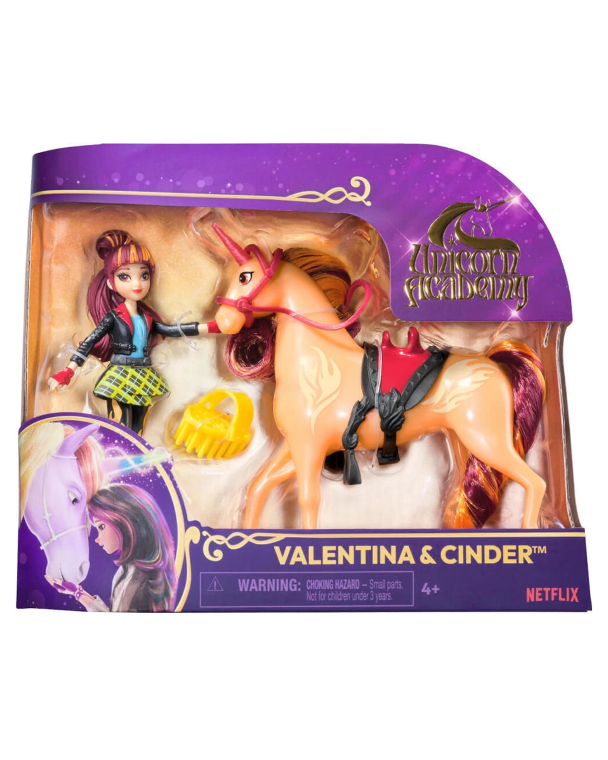 1 Unicorn Academy Valentina and Cinder Small Doll, 1 of 2