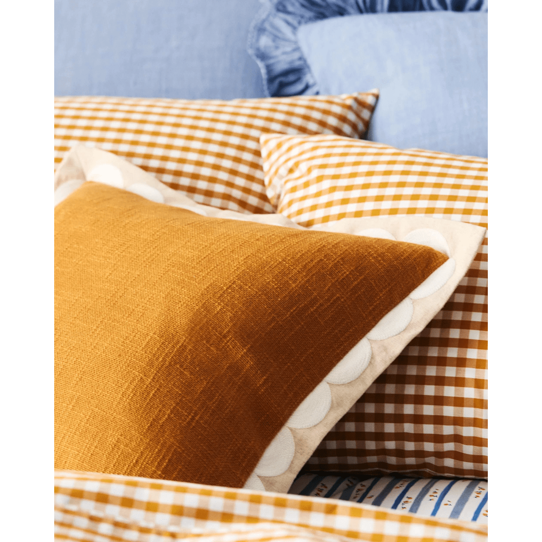 4 Target Australian Cotton Stripe Floral Mix & Match Fitted Sheet - Blue, 4 of 4