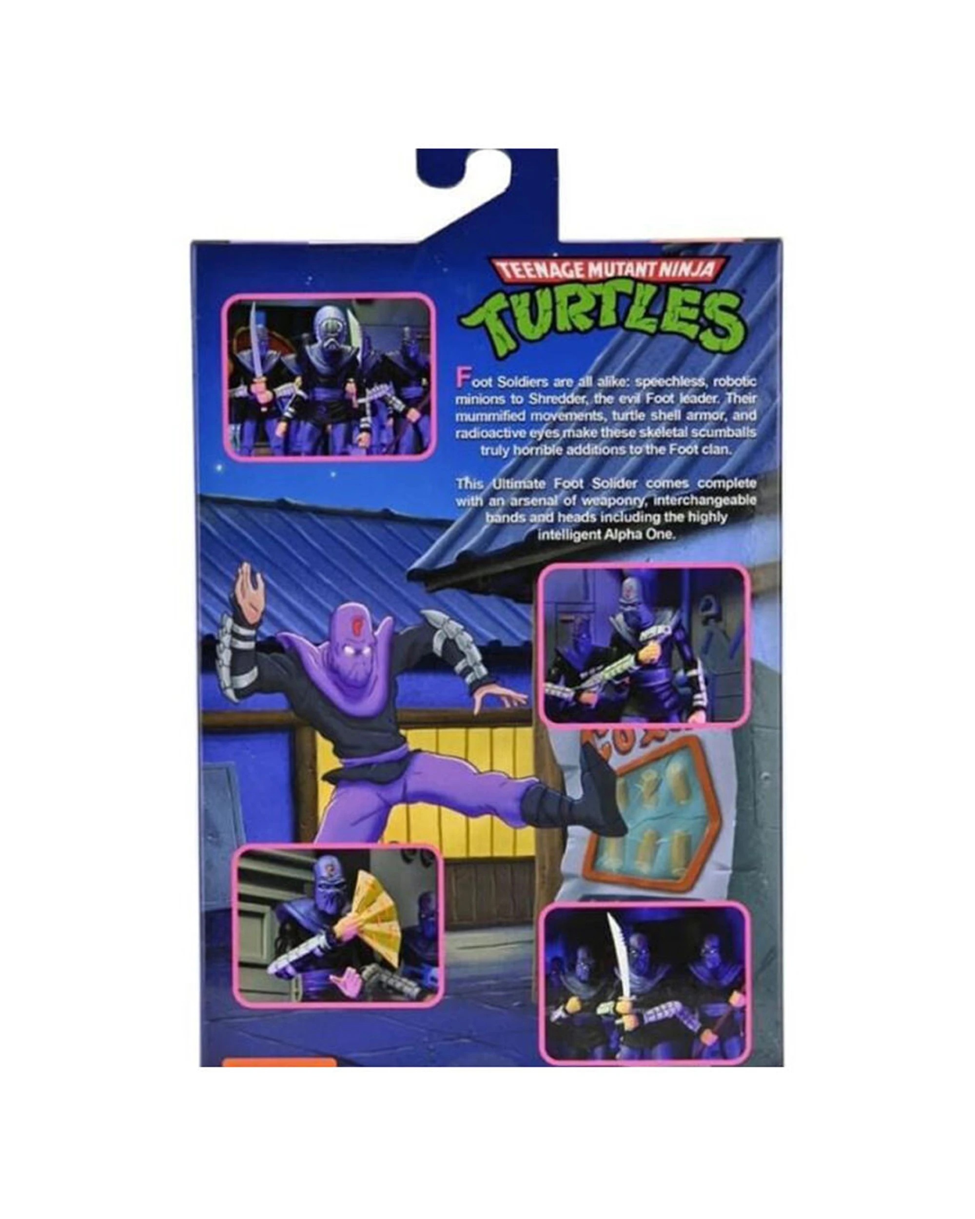 3 Teenage Mutant Ninja Turtles Foot Soldier Deluxe 7in Action Figure 1987 Series, 3 of 5