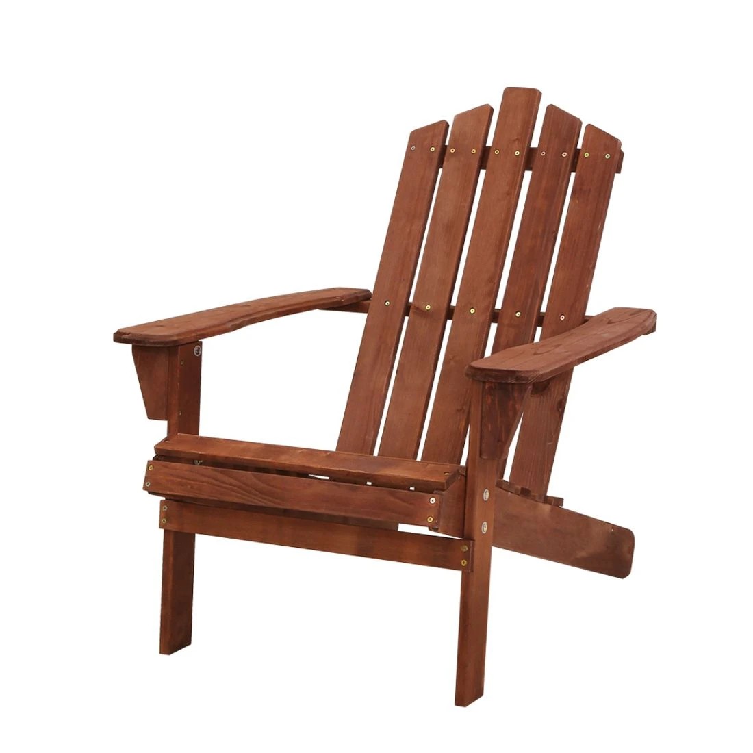 1 Gardeon Adirondack Outdoor Chairs - Brown, 1 of 6