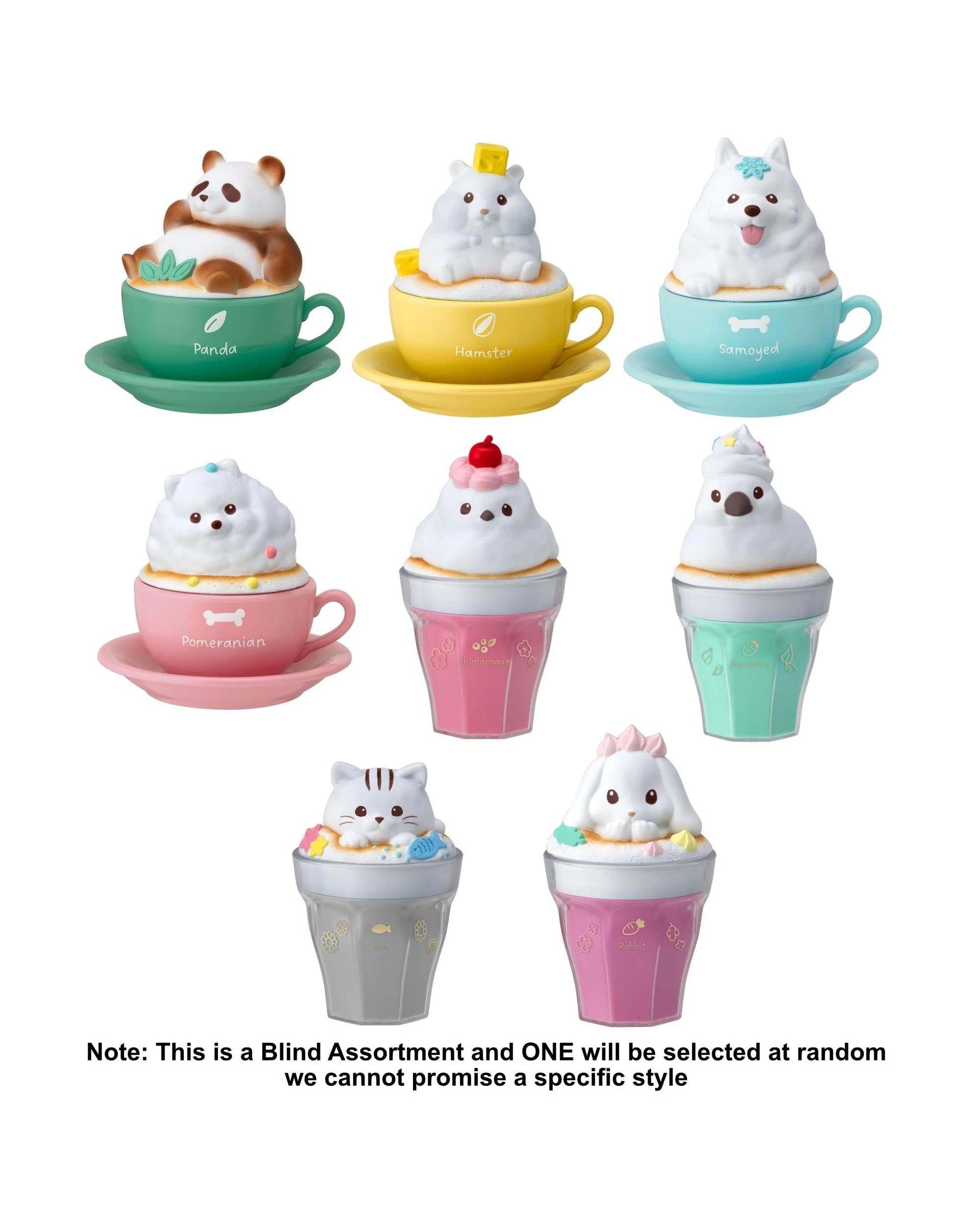 3 Bandai Shokugan Animal Character Latte Art Case Blind Box, 3 of 10