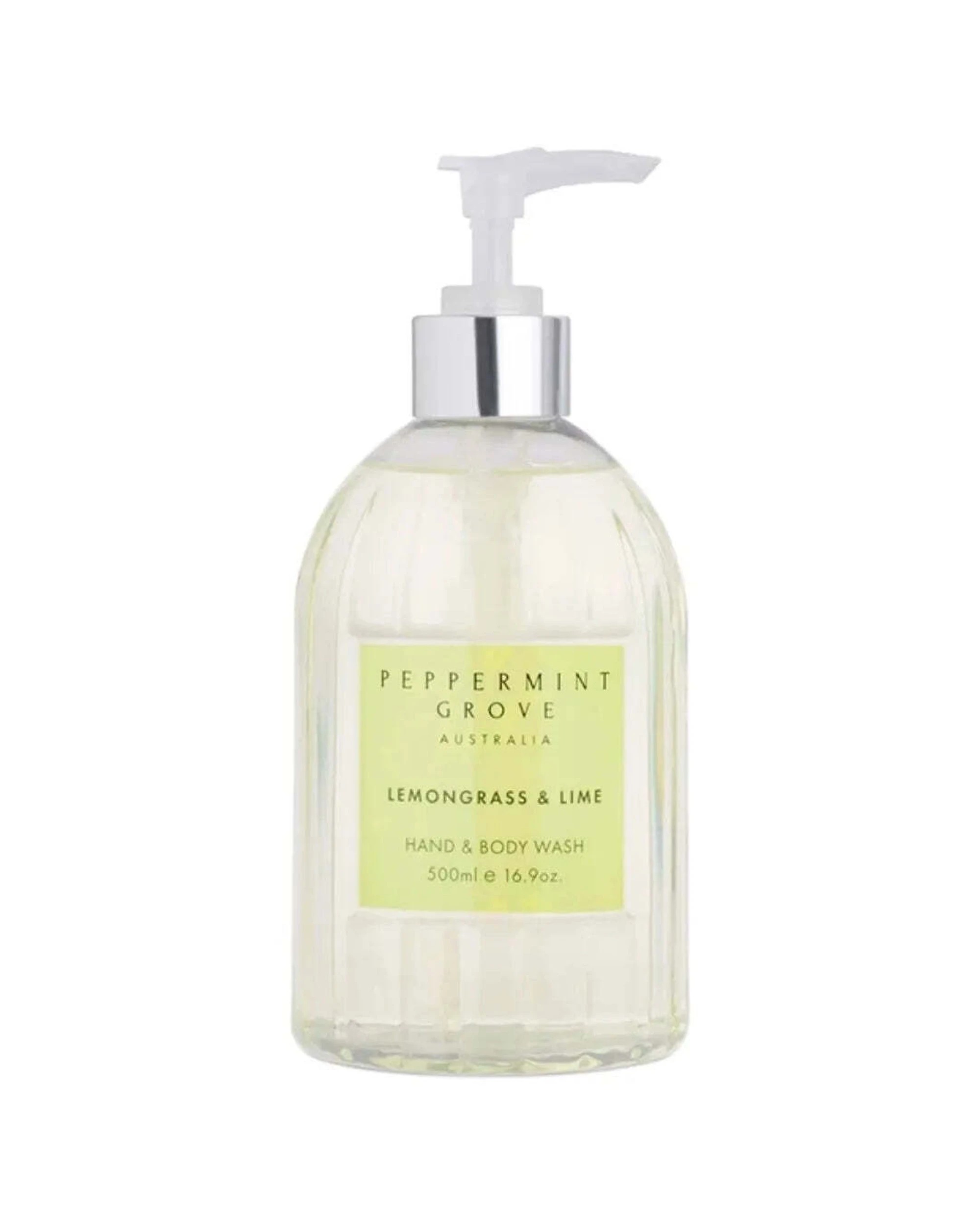 1 Peppermint Grove Australia Lemongrass/Lime Hand & Body Wash 500ml - Silver, 1 of 1