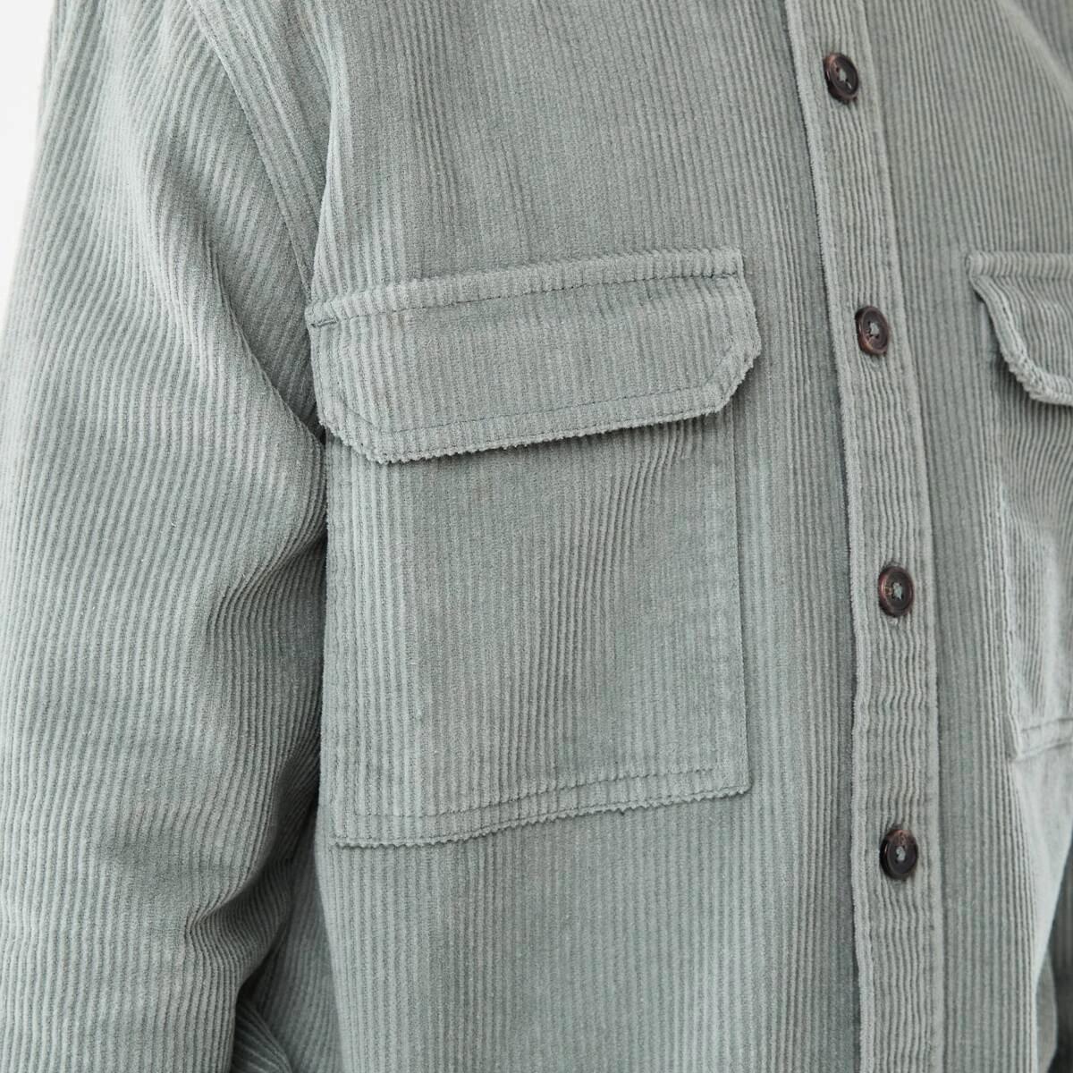 5 Utility Corduroy Overshirt Grn Laurel, 5 of 7
