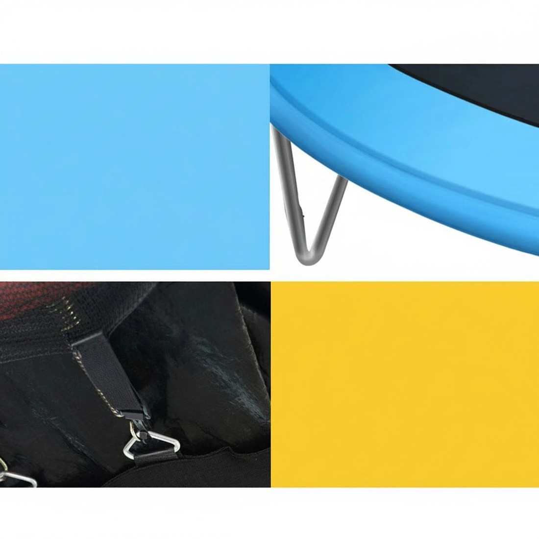 5 Everfit 12FT Trampoline for Kids w/ Ladder Enclosure Safety Net Pad Gift Round - Multi, 5 of 8