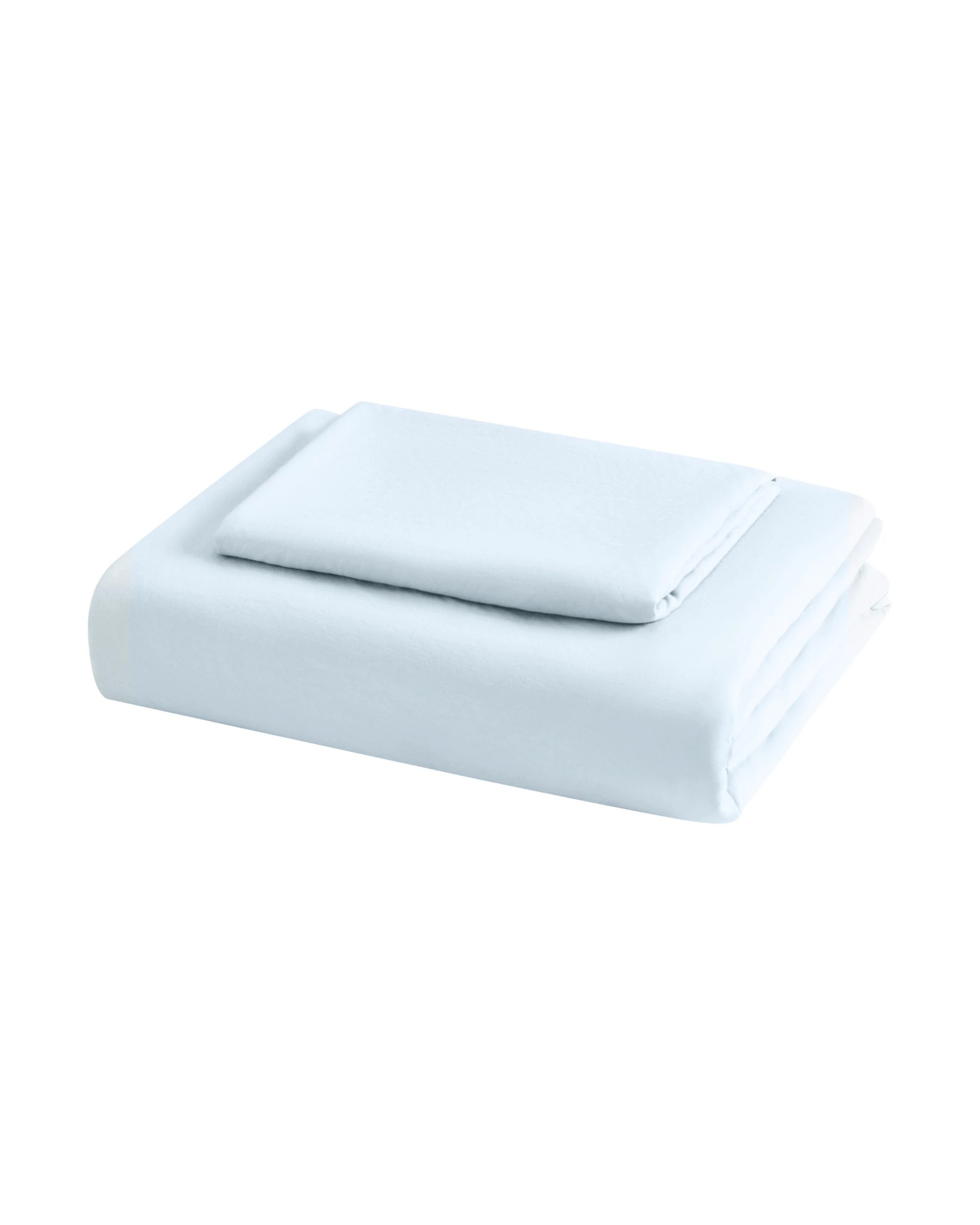 7 Dreamaker Superfine Washed Microfibre Quilt Cover Set - King Single Bed - Ice Blue, 7 of 7