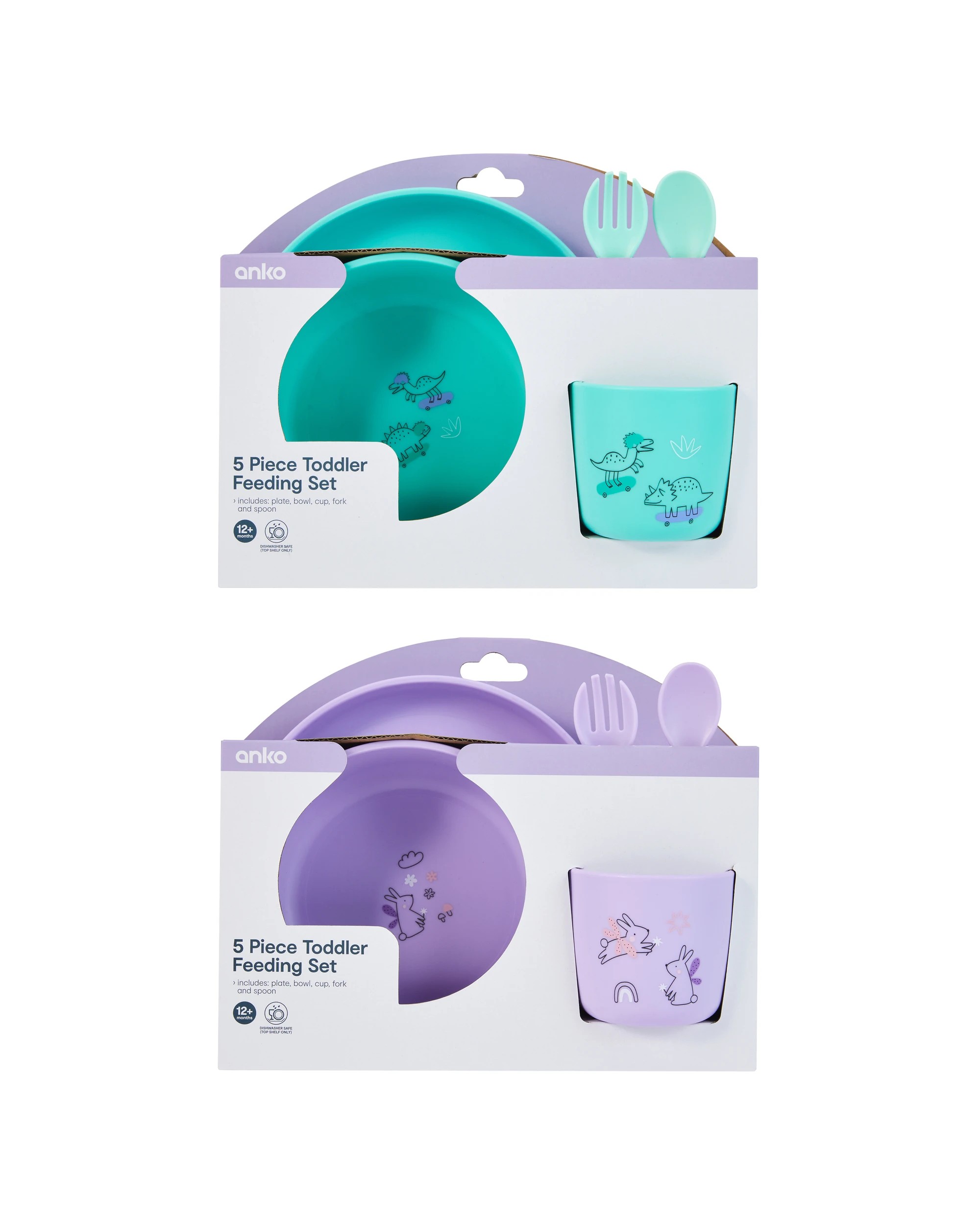 7 5 Piece Toddler Feeding Set - Assorted, 7 of 7