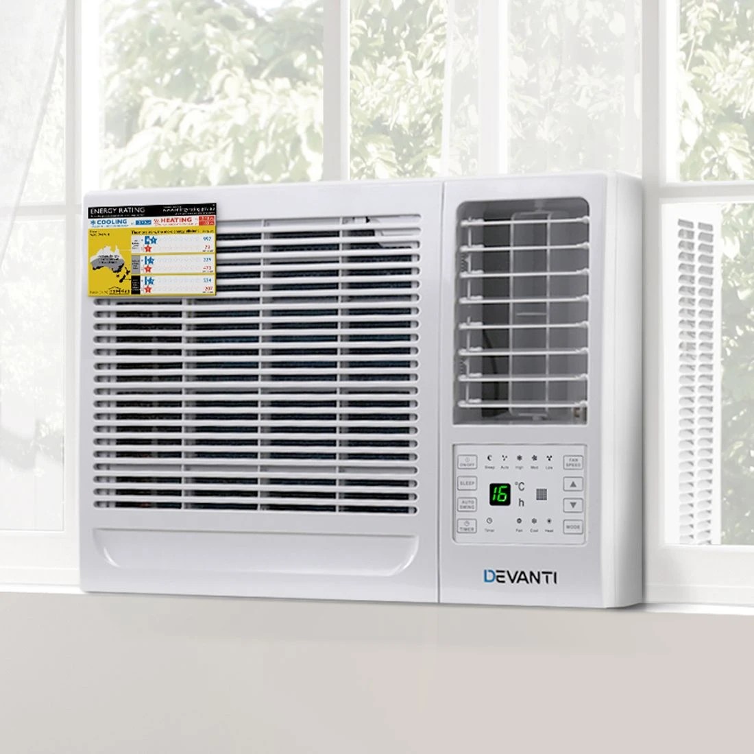 3 Devanti Window Air Conditioner 2.7kW - Blue, 3 of 7