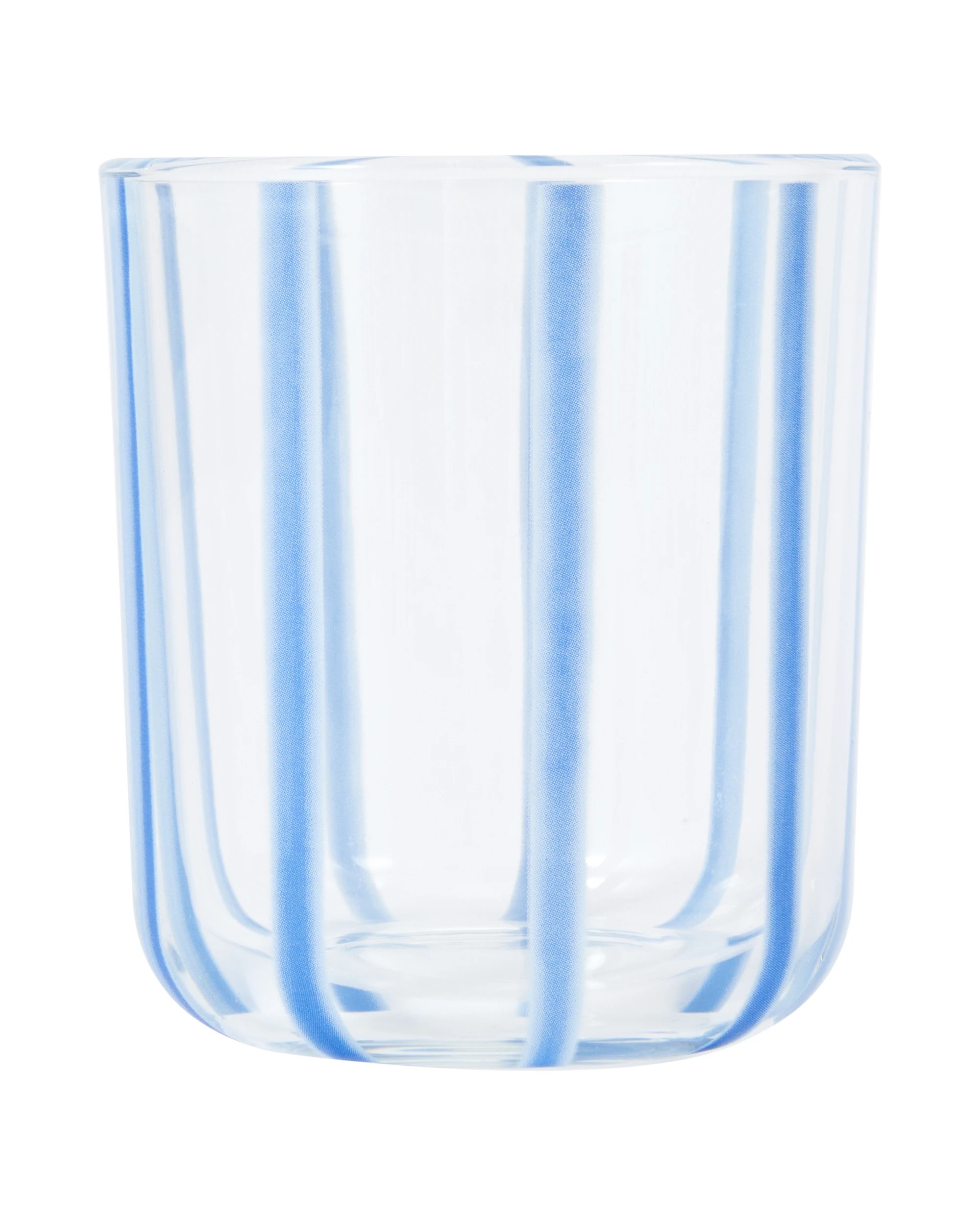 2 6 Blue Stripe Tumbler Glasses, 2 of 4