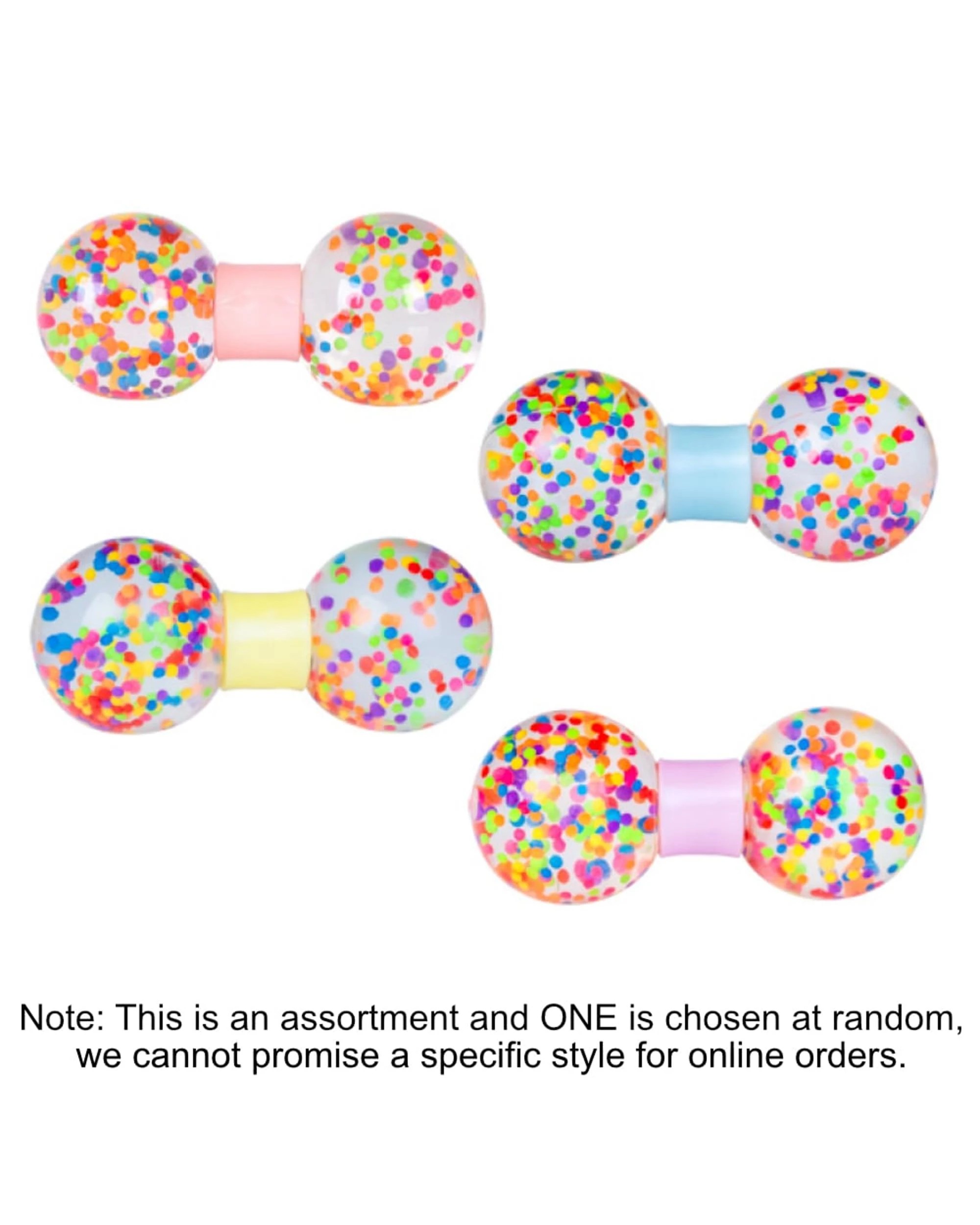 2 Smoosho's Dumbbell Beads Stress Ball Assorted, 2 of 3