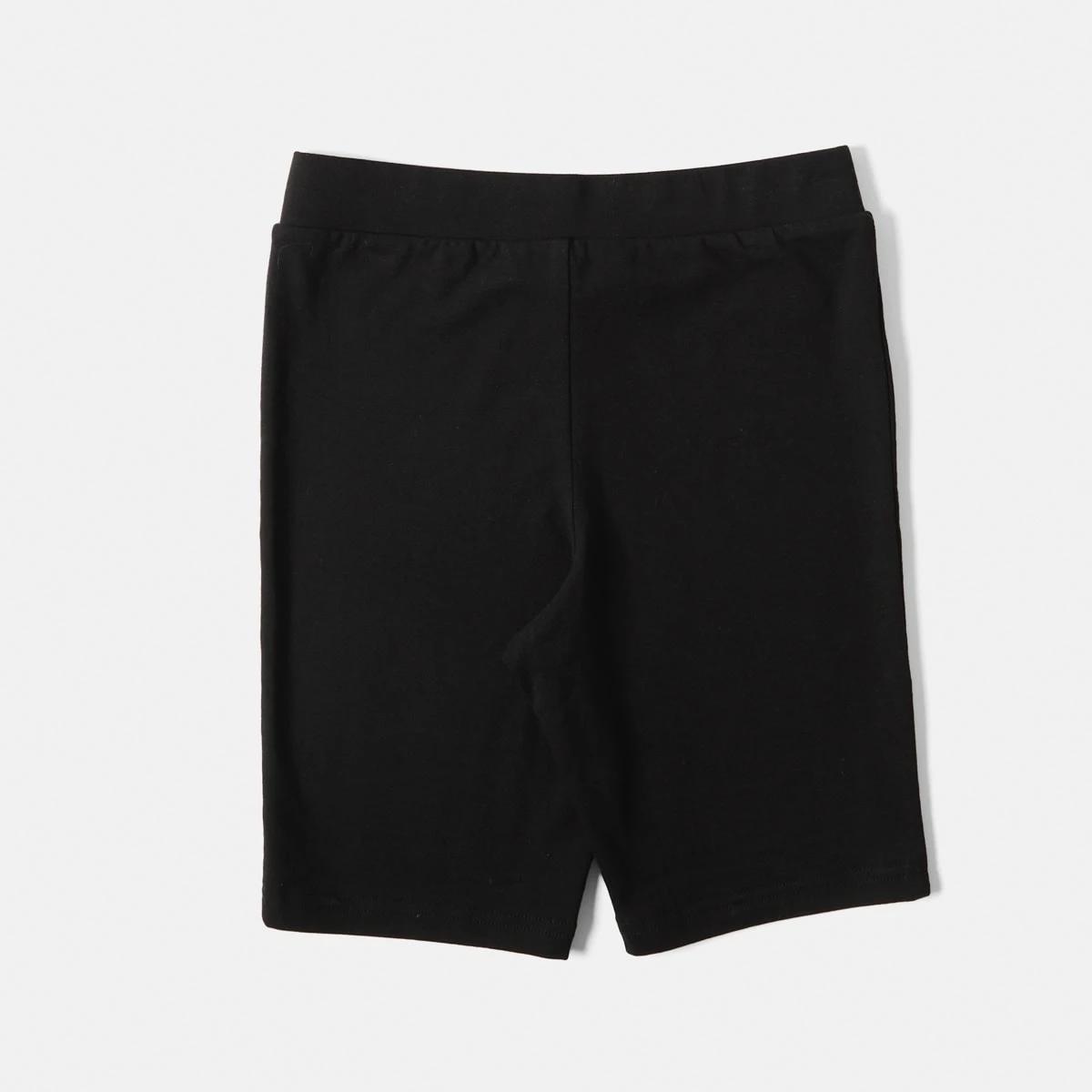 7 School Long Bike Shorts Black, 7 of 7