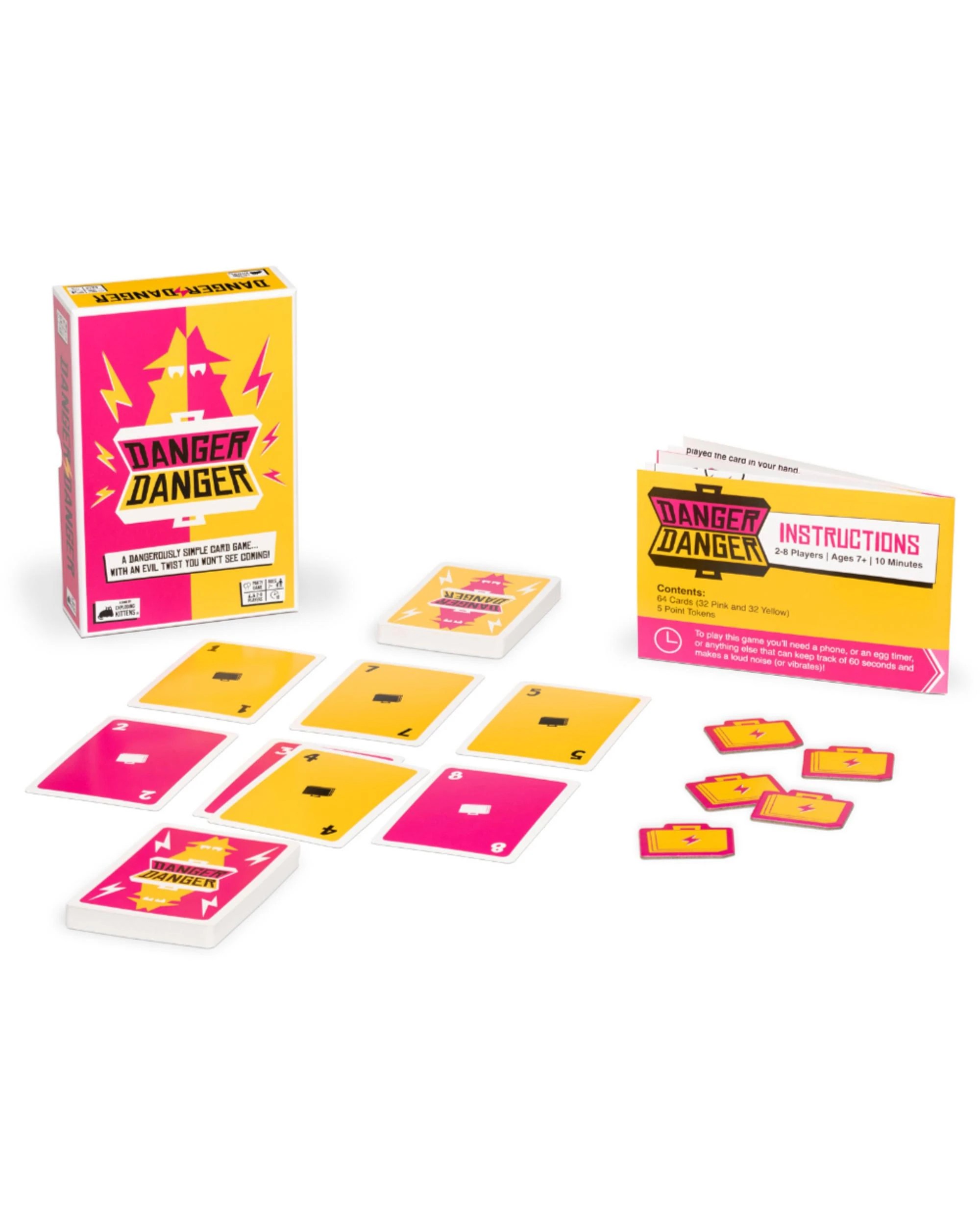 2 Exploding Kittens LLC Danger Danger Card Game, 2 of 3