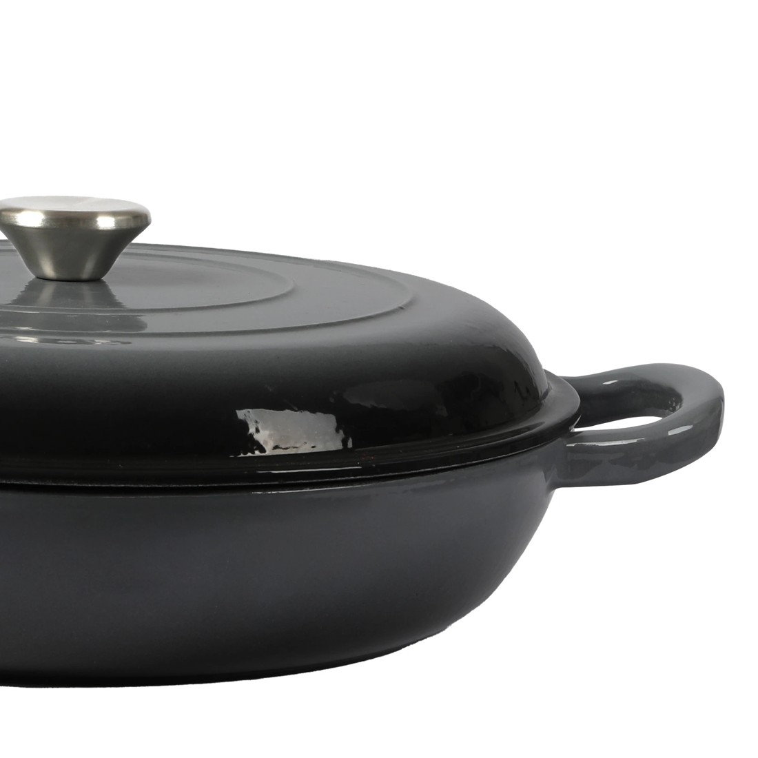 4 Toque Cast Iron Dutch 3.5l - Black, 4 of 6