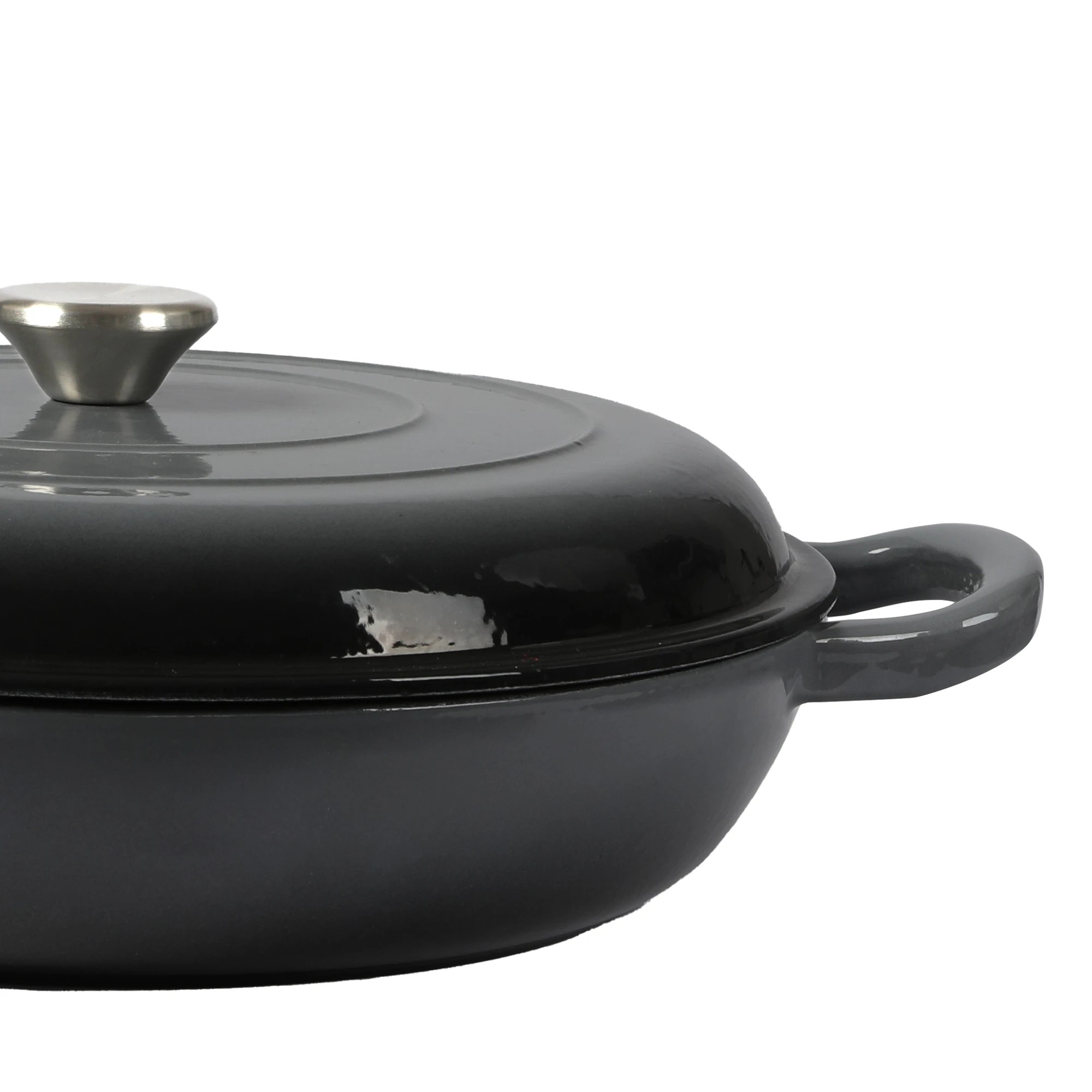 4 Toque Cast Iron Dutch 3.5l - Black, 4 of 6