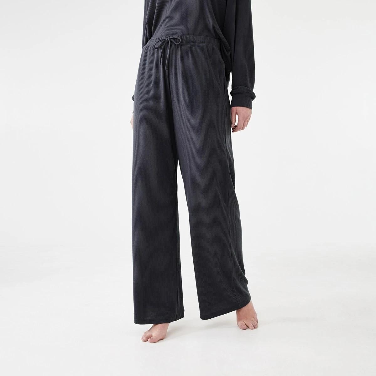 2 Brushed Rib Flare Pants Wshd Slate, 2 of 6