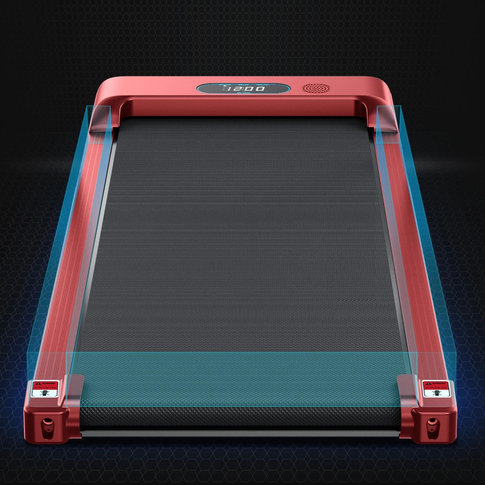 8 Black Lord Treadmill Electric Walking Pad Home Office Gym Fitness Remote Control - Red, 8 of 10