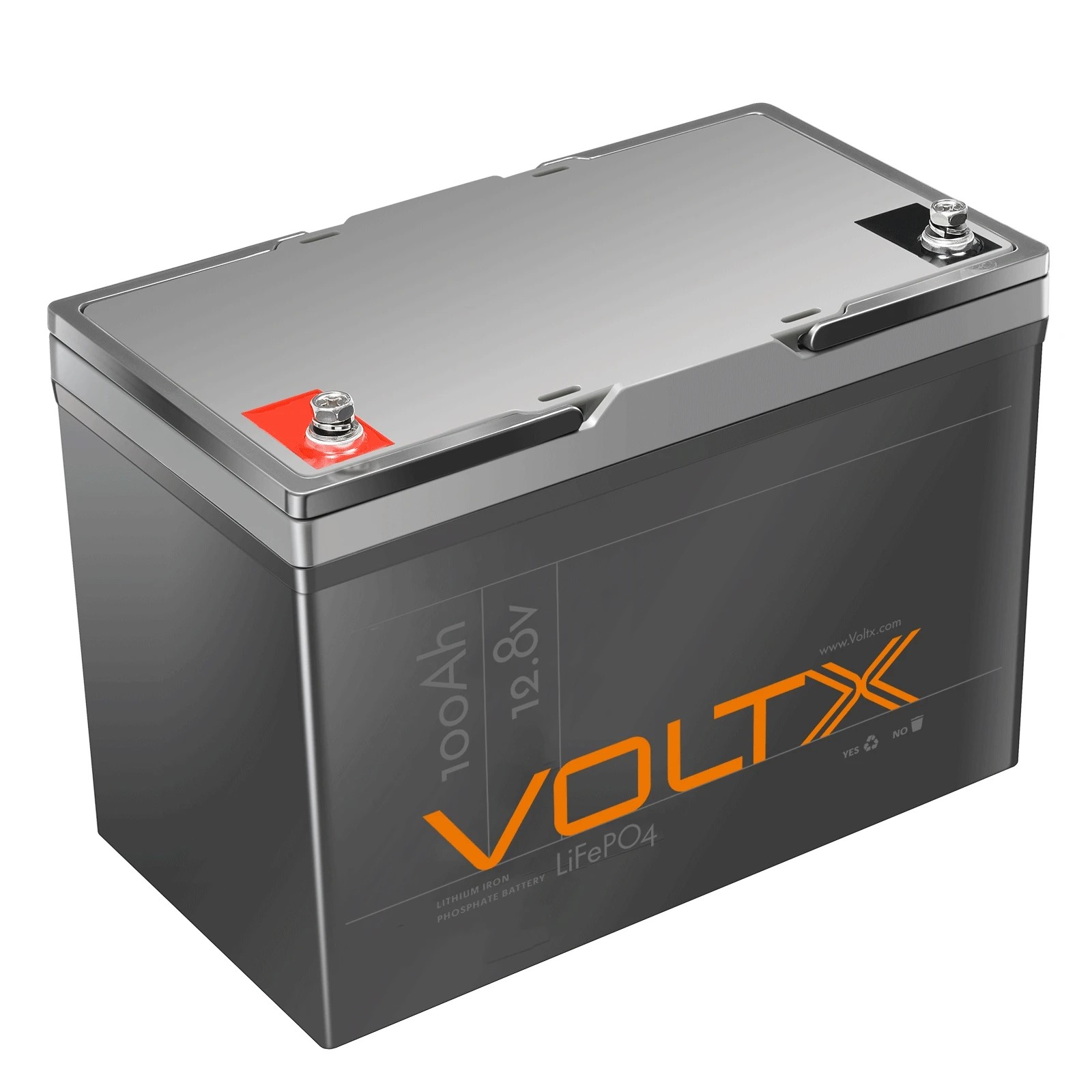 2 VoltX 12V 100Ah LiFePO4 Battery Prismatic Cell Emergency RV Backup Power Bank AU, 2 of 10