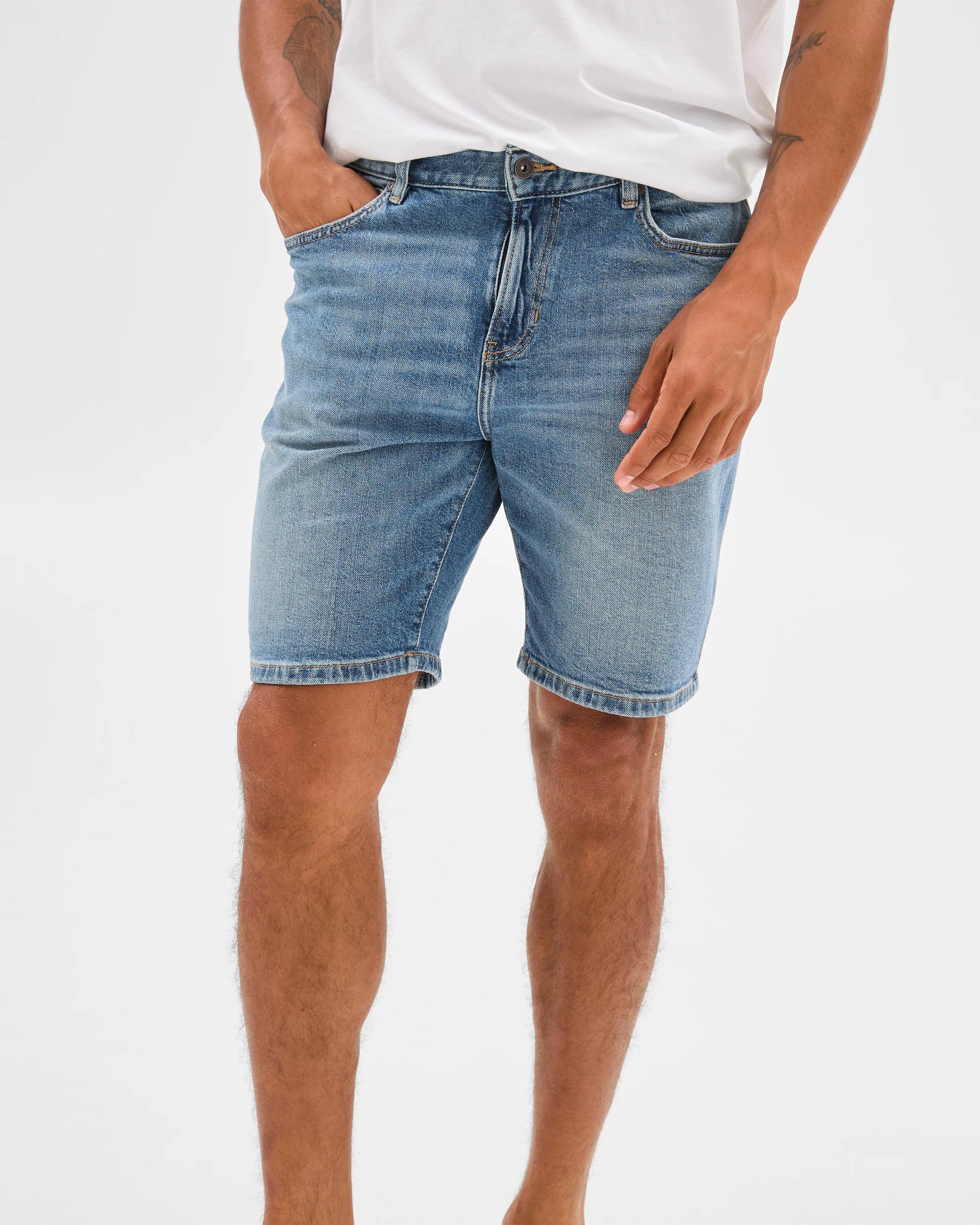 4 Target Denim Shorts MID BLUE, 4 of 6