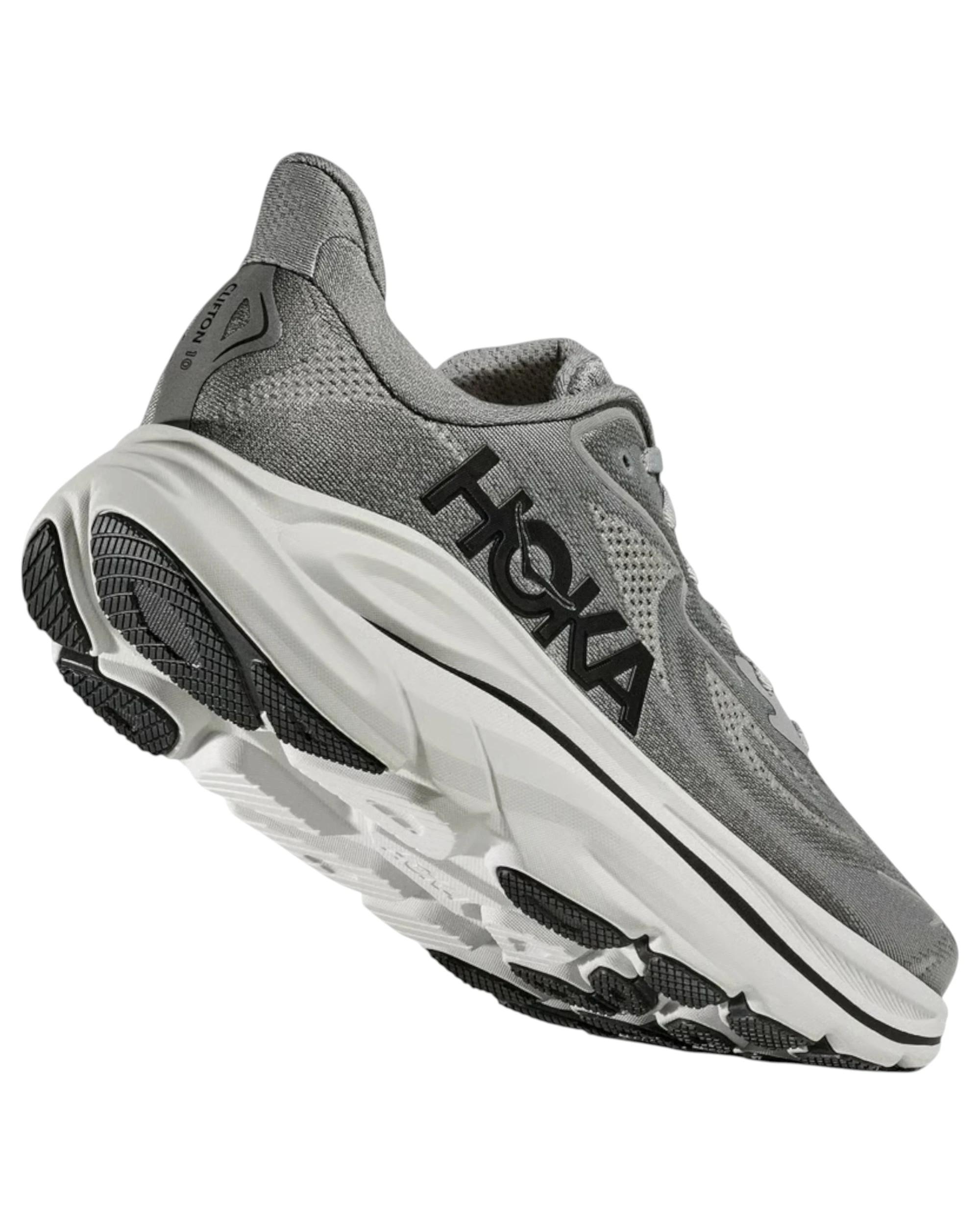 2 Hoka Mens Clifton 10 Athletic Running Shoes GALACTIC GREY, 2 of 7