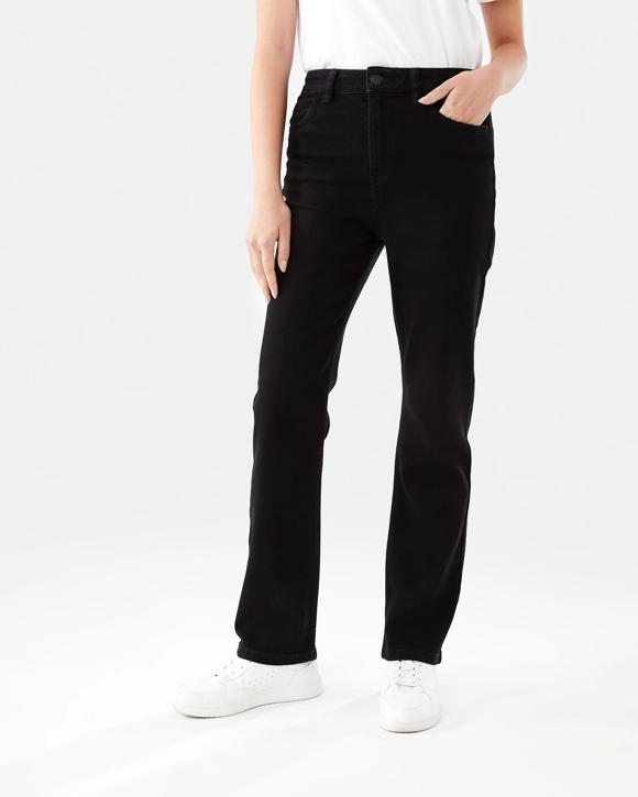 High Rise Straight Jeans
