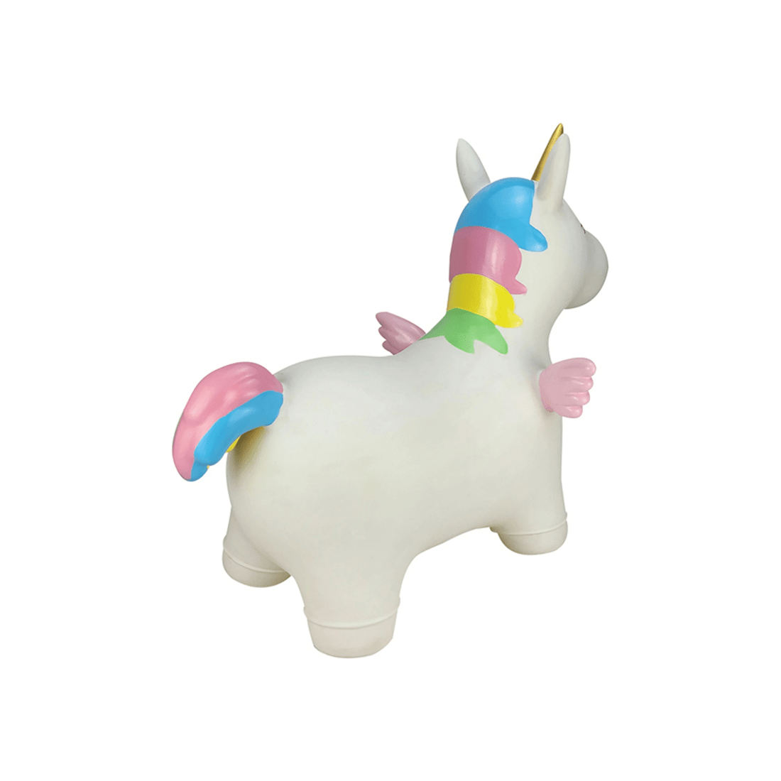 8 Kaper Kidz Bouncy Rider Stardust The Unicorn Kids Ride On Toy White 12m Plus - White, 8 of 9