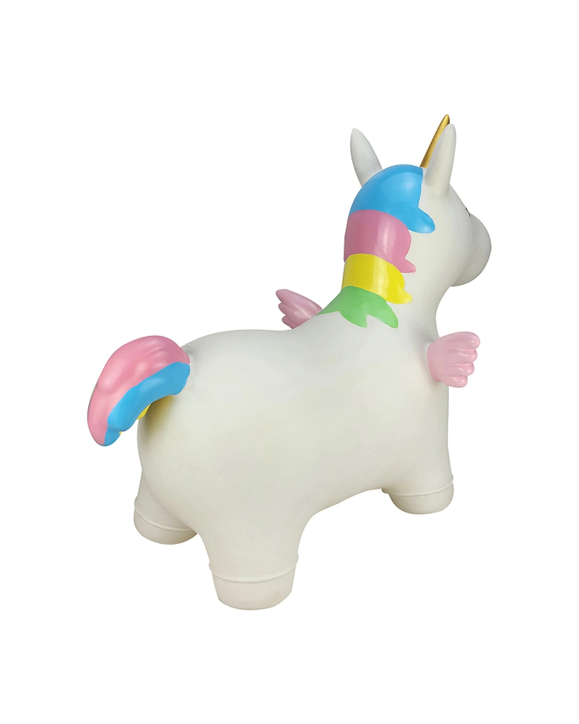 8 Kaper Kidz Bouncy Rider Stardust The Unicorn Kids Ride On Toy White 12m Plus - White, 8 of 9